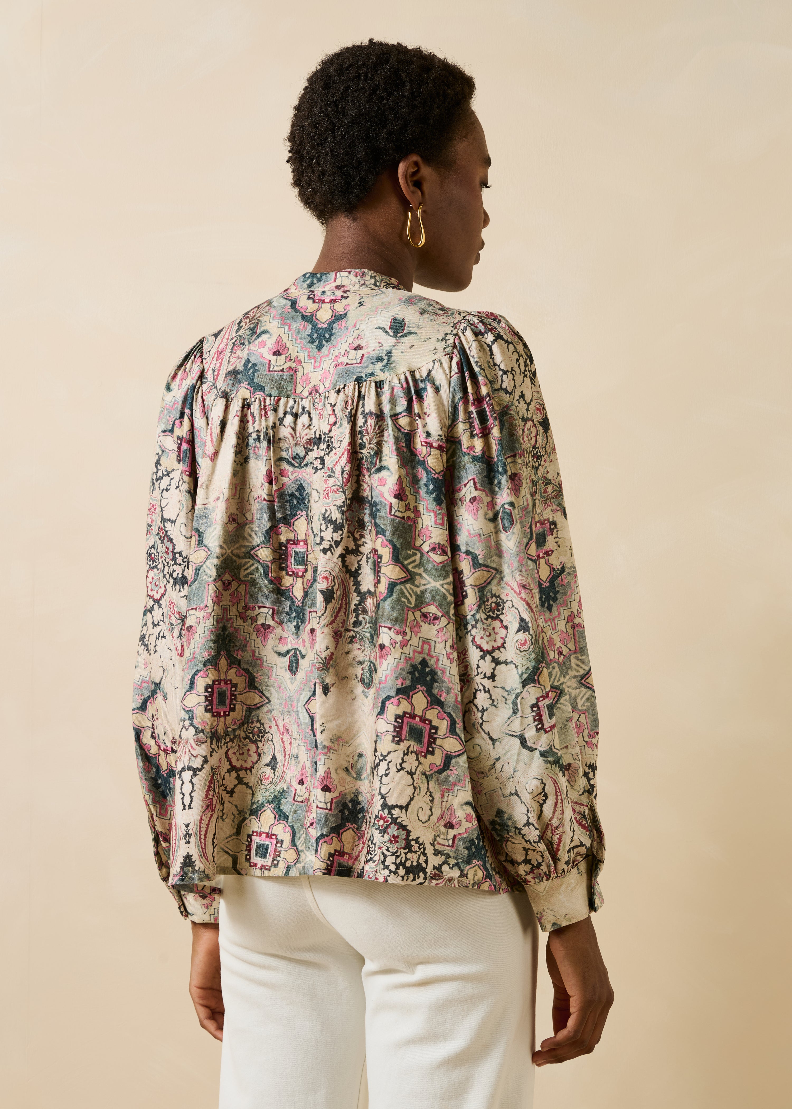 la-f-e-marabout-e-fibrao-bluse-ecru-print-langarm-weit image 3