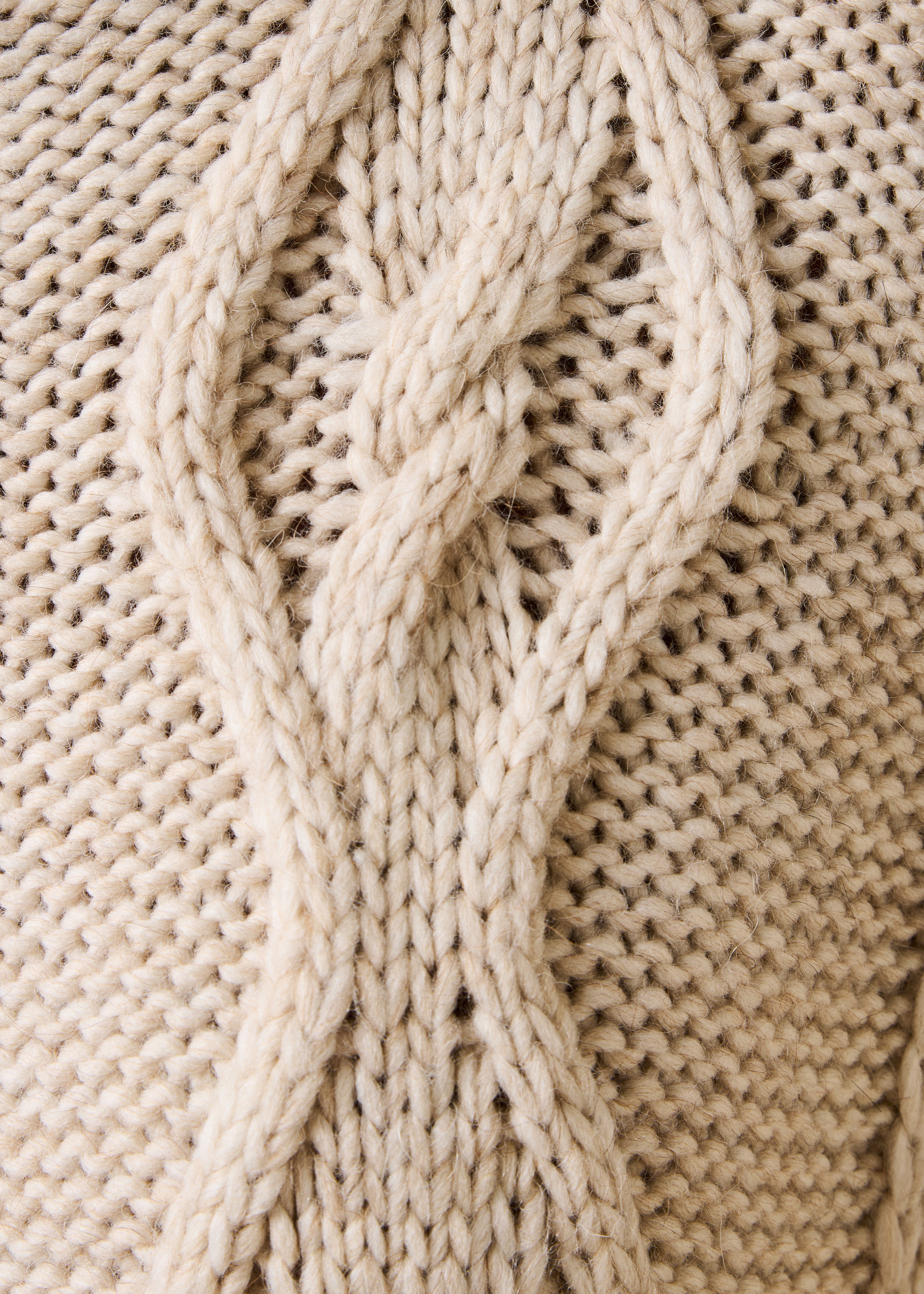 la-f-e-marabout-e-genri-strickpullover-beige-kurzarm image 4