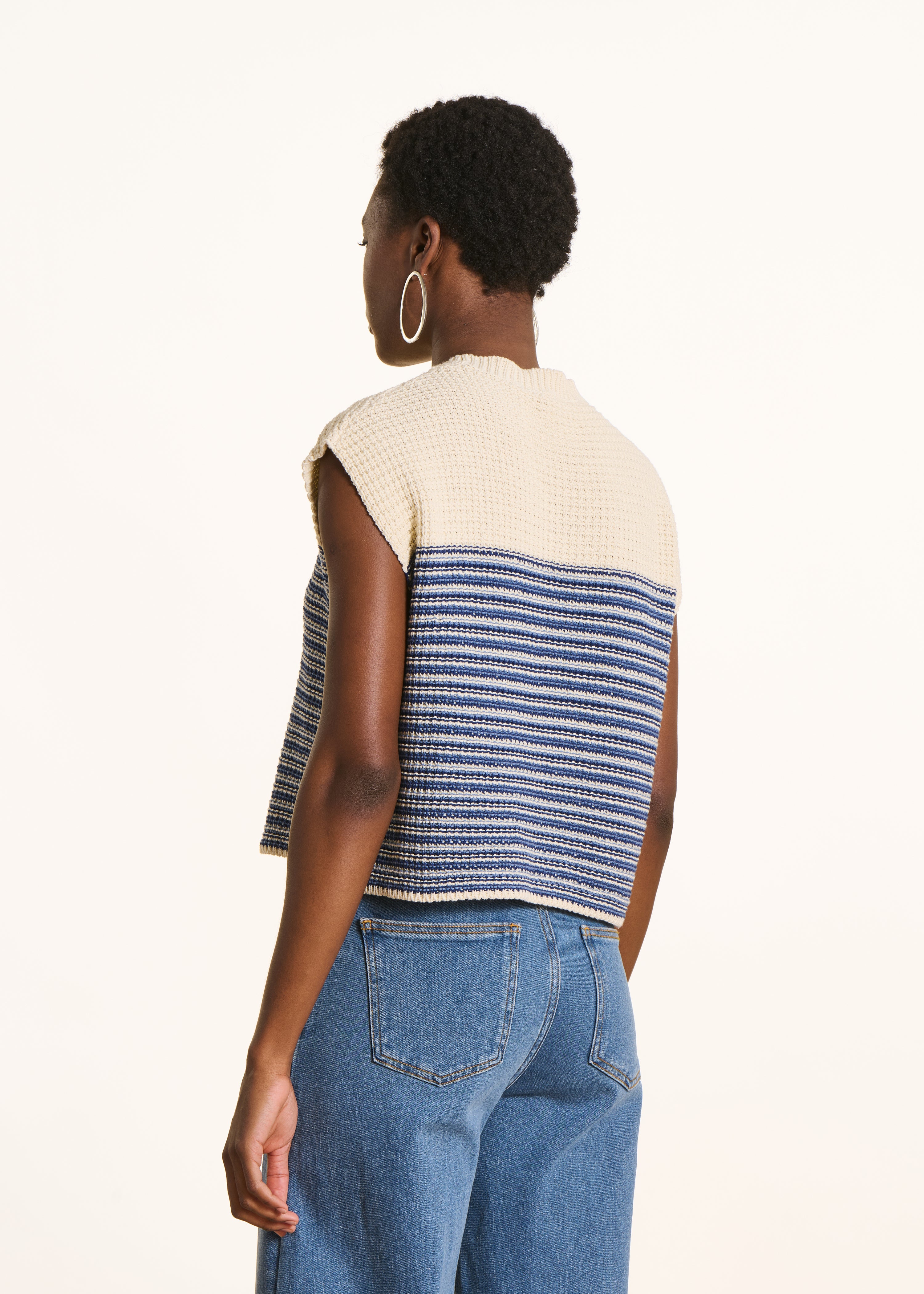 la-f-e-marabout-e-floydy-pullover-blau-gestreift-baumwolle image 3