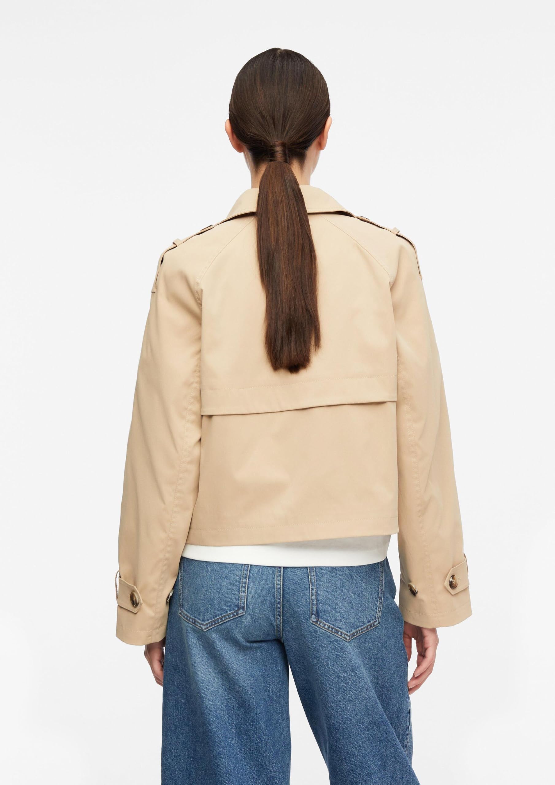 comma-outdoor-jacke-twill-trenchjacke-gr-34-relaxed-fit image 7