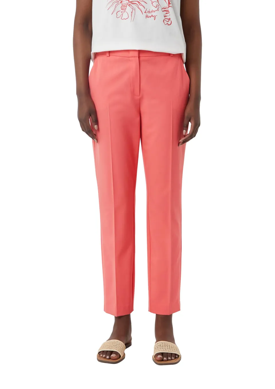 comma-stoffhose-slim-fit-mid-rise-gr-46-ankle-hose image 1