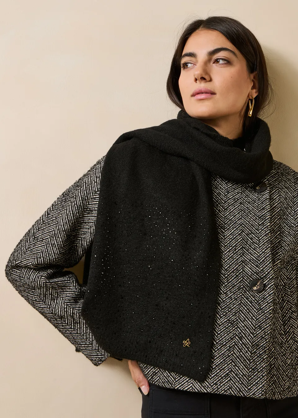 la-f-e-marabout-e-grapal-schal-schwarz-strass-tu image 1