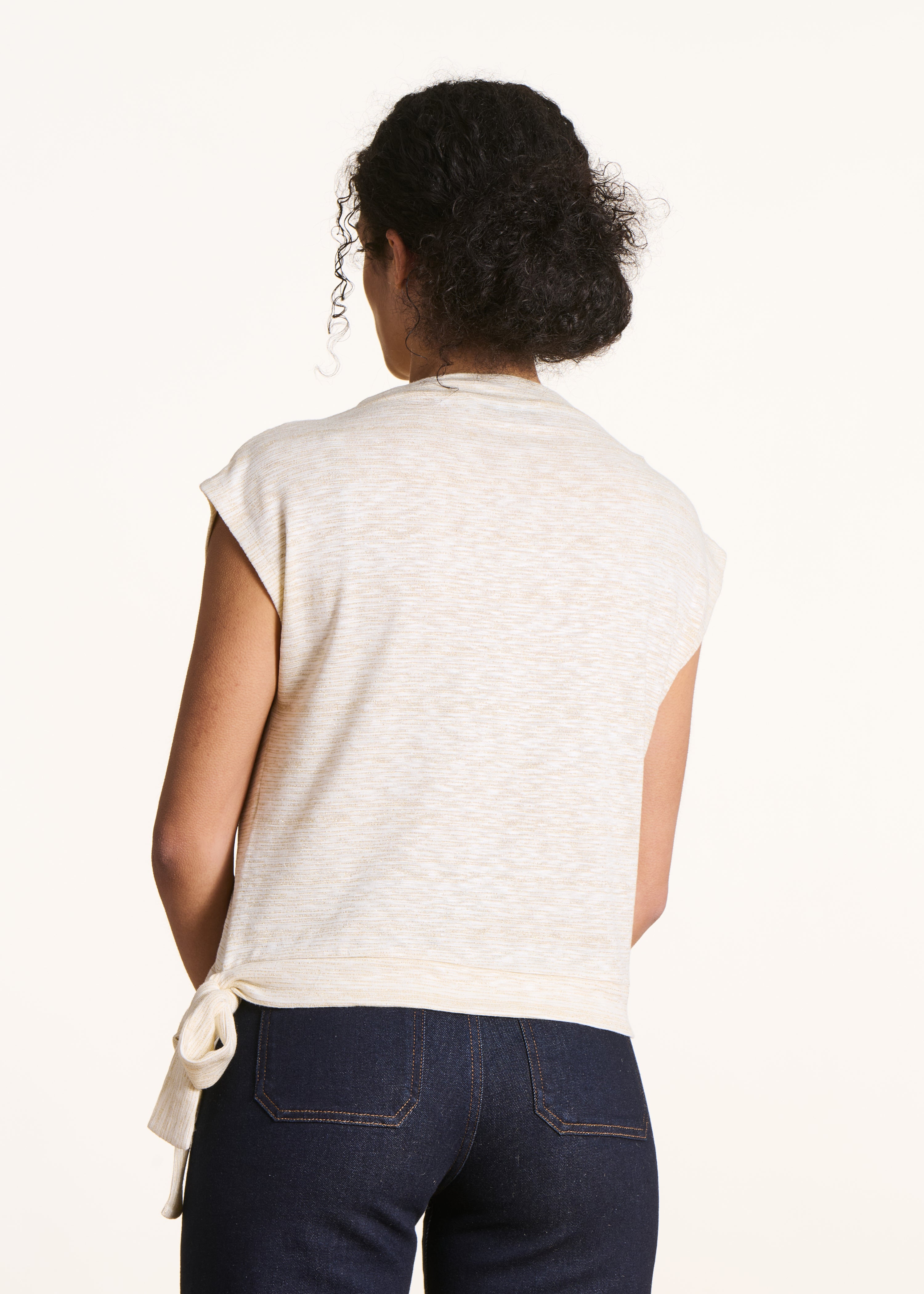 la-f-e-marabout-e-t-shirt-ecru-rmellos-jersey-glanz image 3