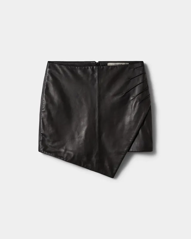 sofie-schnoor-icon-005-lonasw-lederrock-schwarz-asymmetrisch image 1