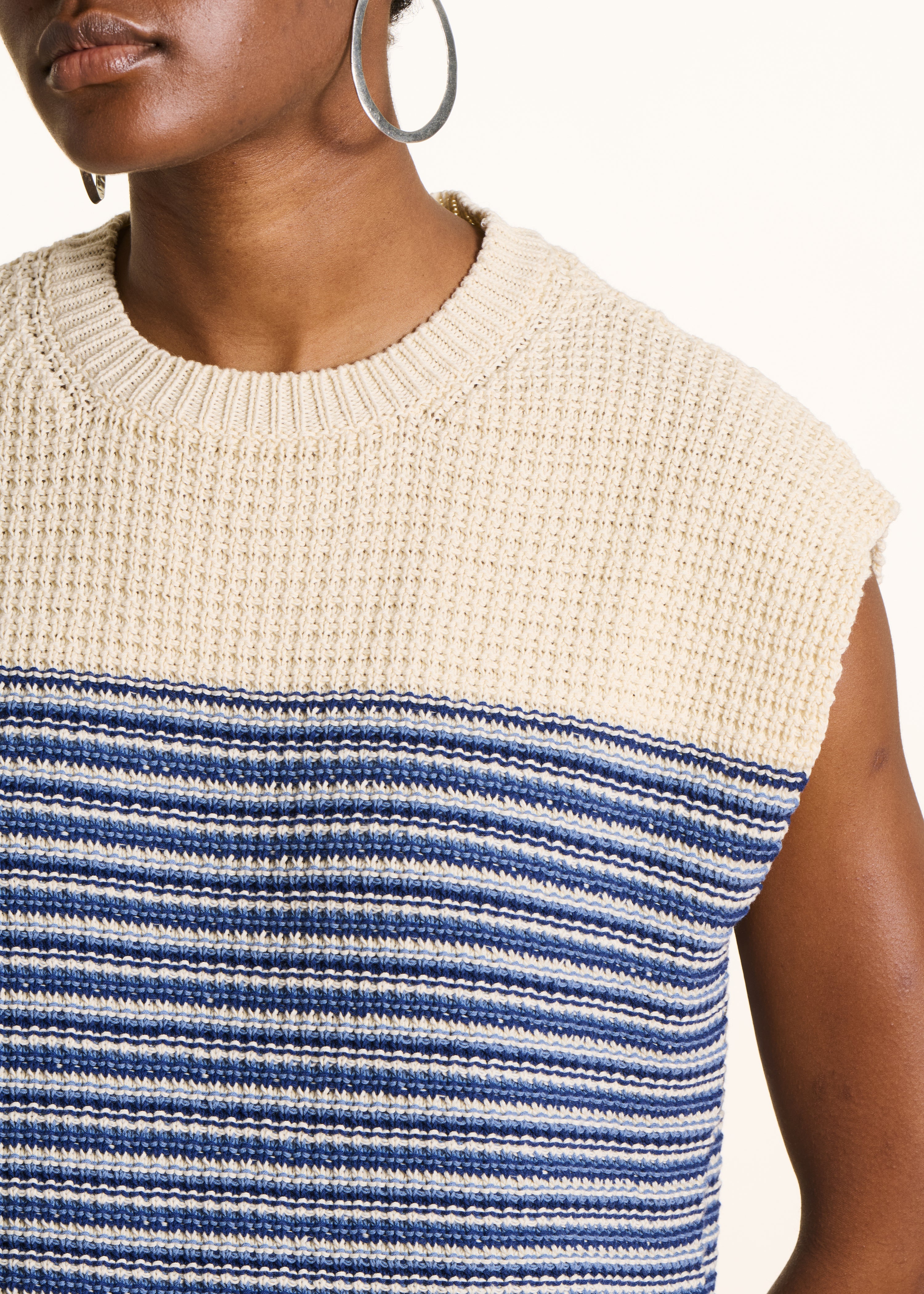 la-f-e-marabout-e-floydy-pullover-blau-gestreift-baumwolle image 5