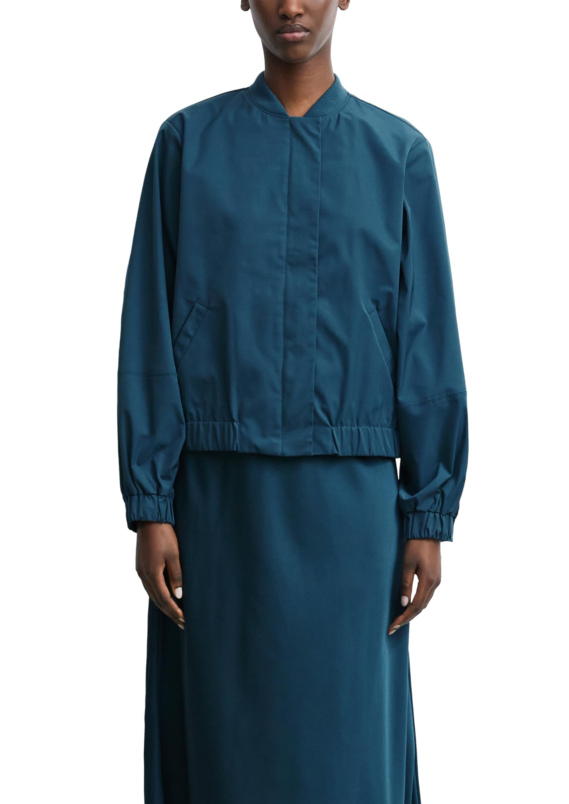 comma-jackets-indoor-jacke-nylon-boxy-bomberkragen image 1