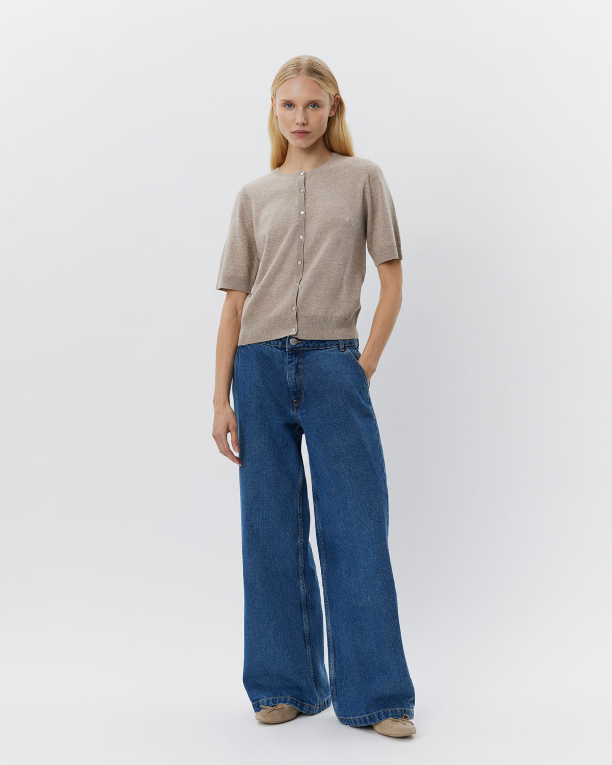 sofie-schnoor-women-sunasw-cardigan-wolle-braun-melange image 2