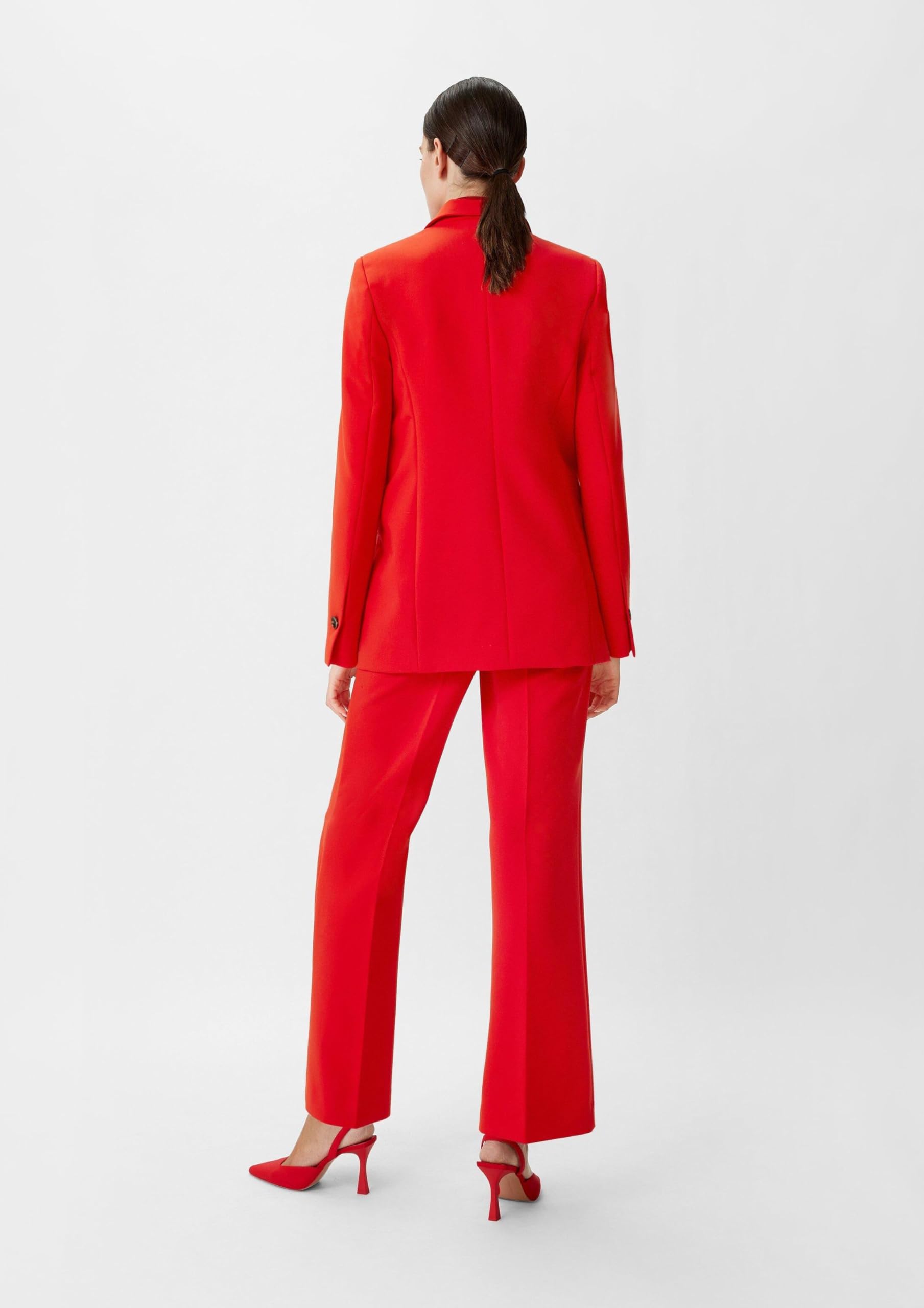 comma-longblazer-damen-viskosemix-chilirot-gr-42-relaxed image 7