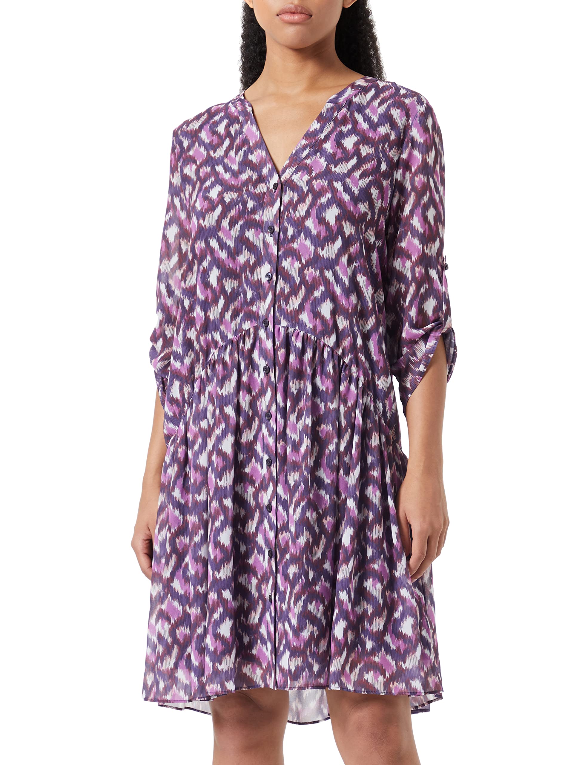 comma-shirtdress-chiffon-kleid-damenkleid-gr-36-print image 2