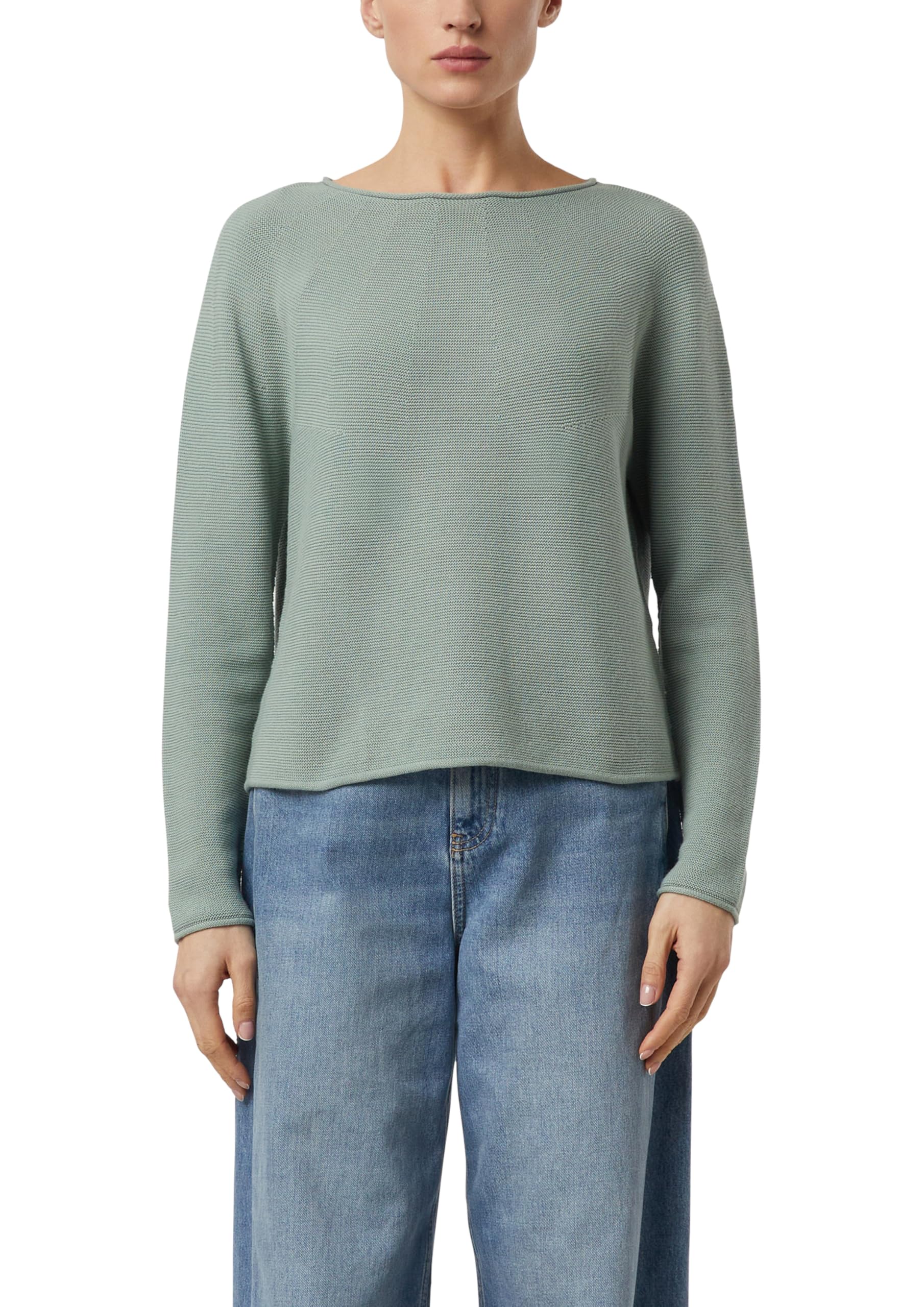 comma-strickpullover-relaxed-fit-struktur-pullover-rollsaum image 1