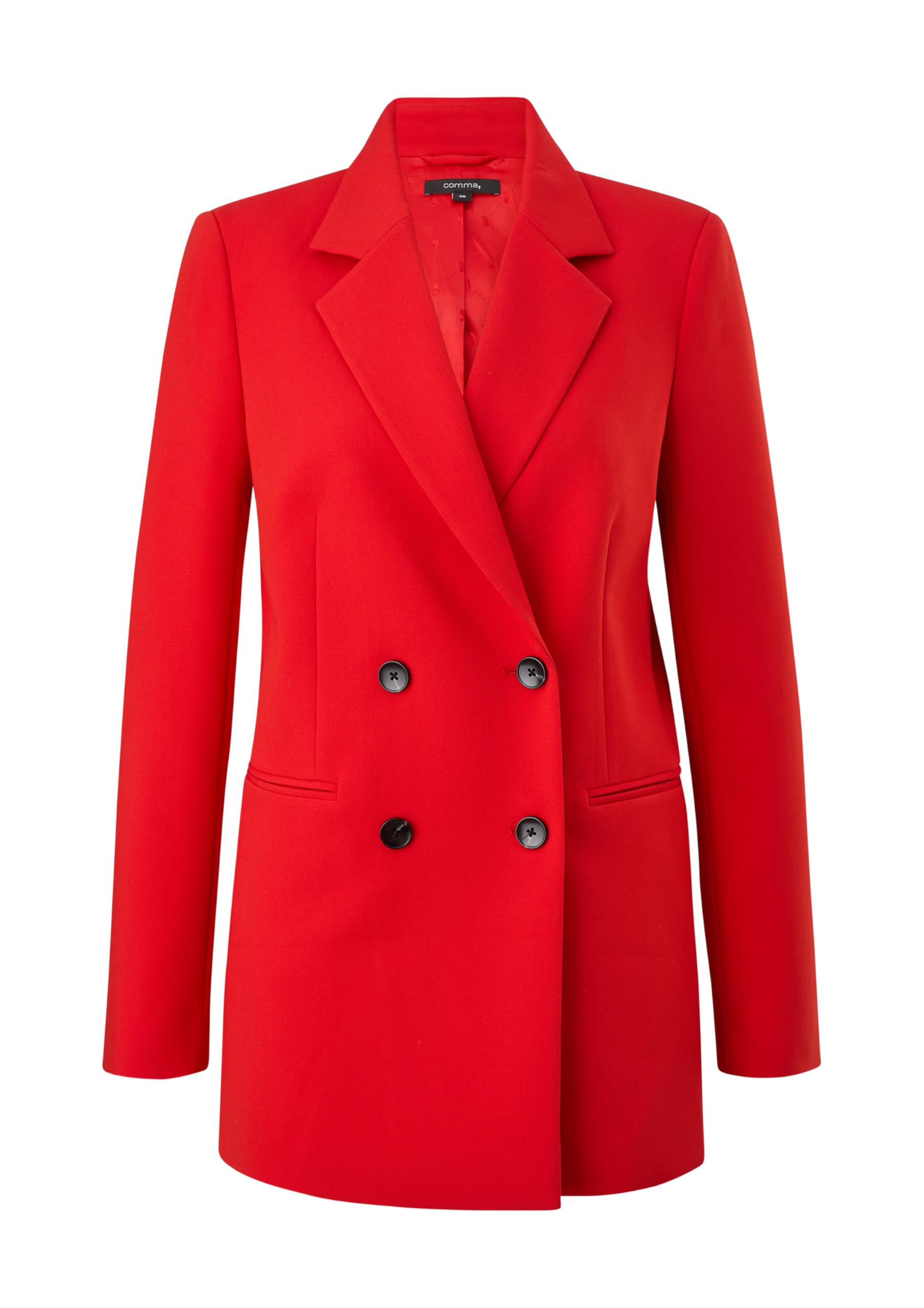 comma-longblazer-damen-viskosemix-chilirot-gr-42-relaxed image 3