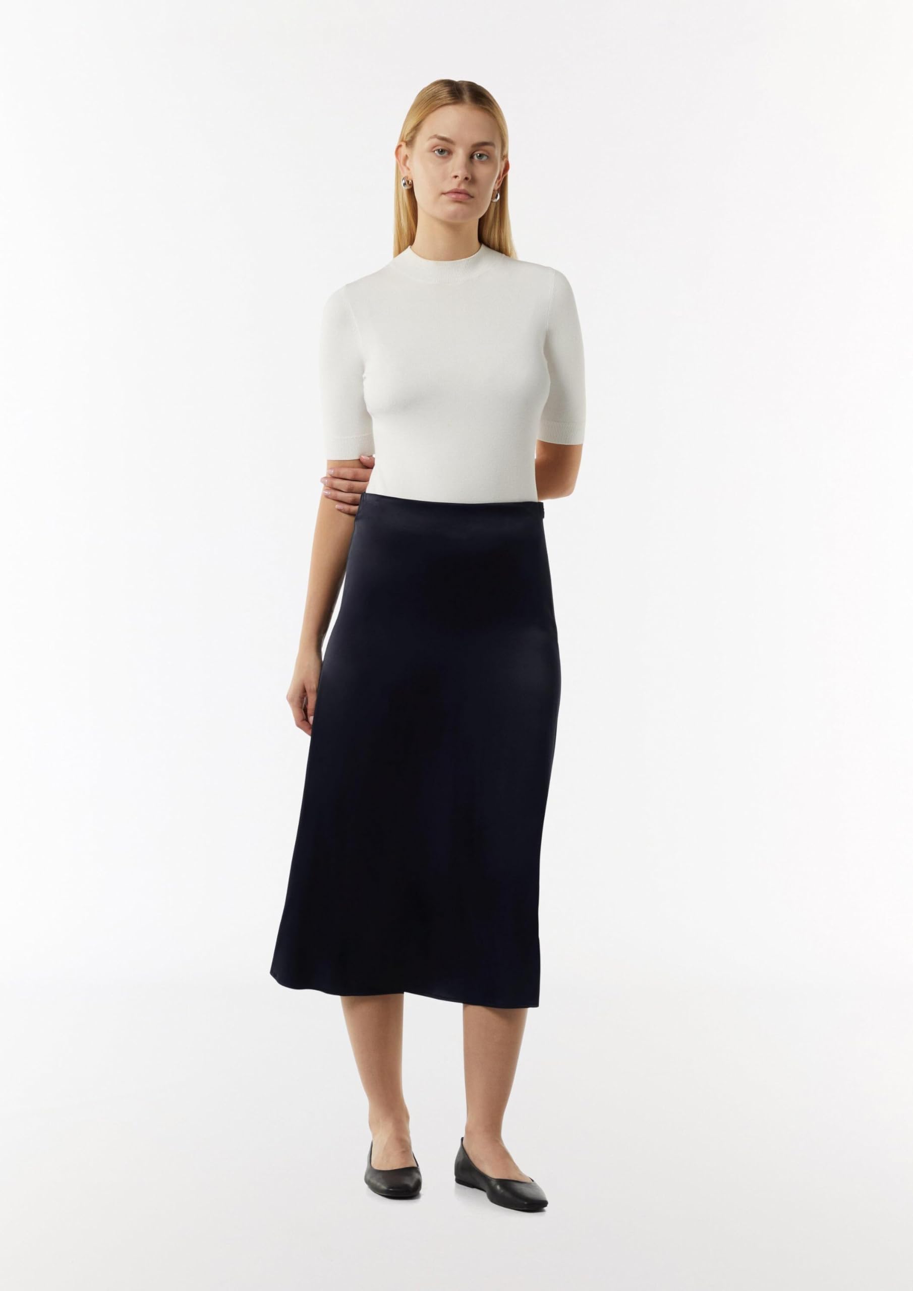 comma-midi-rock-damen-gr-40-navy-satin image 6