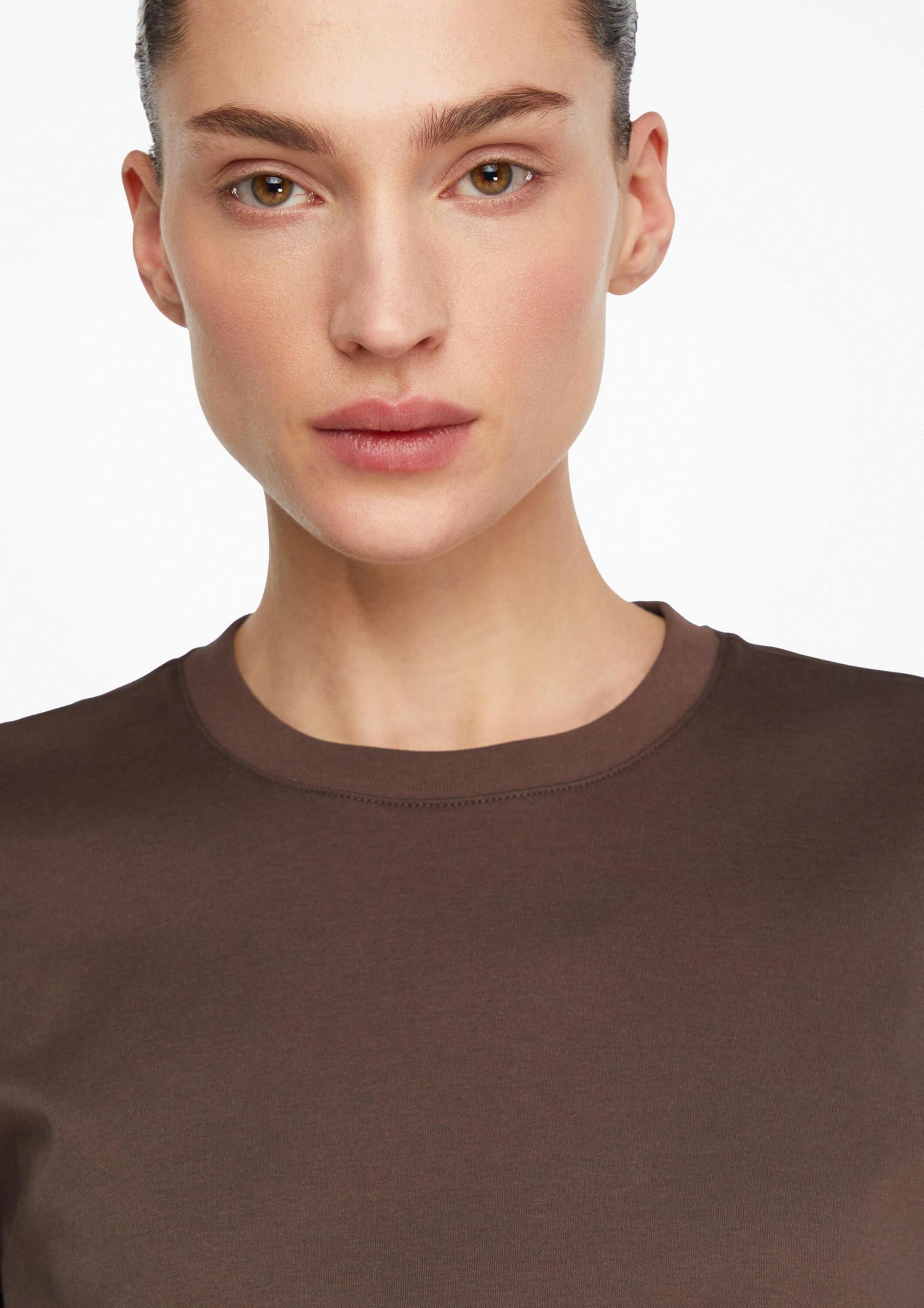 comma-basic-t-shirt-damen-top-creme-gr-38 image 4