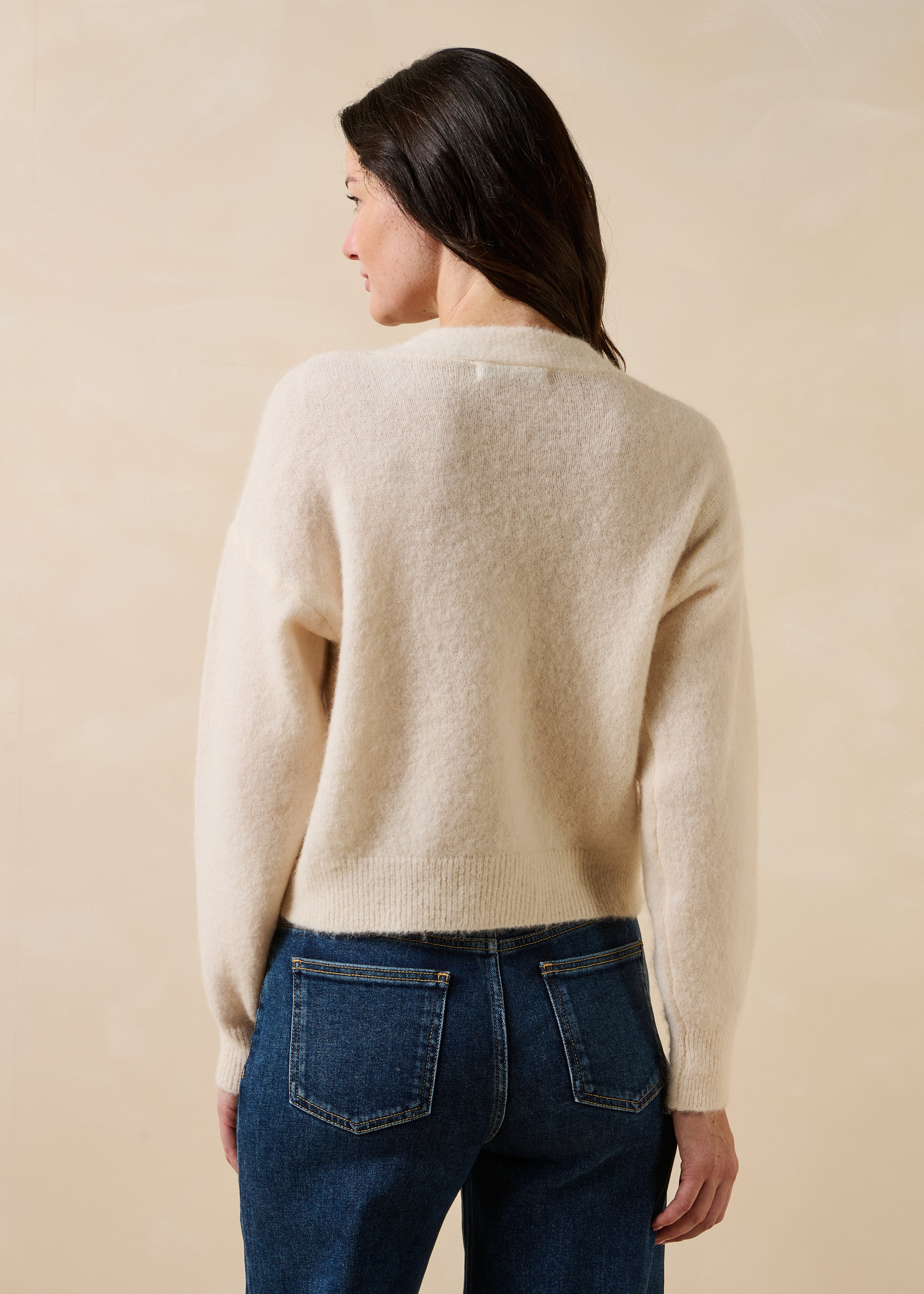 la-f-e-marabout-e-pulls-gilet-gecko-strickjacke-ecru-alpaka-kurz image 3