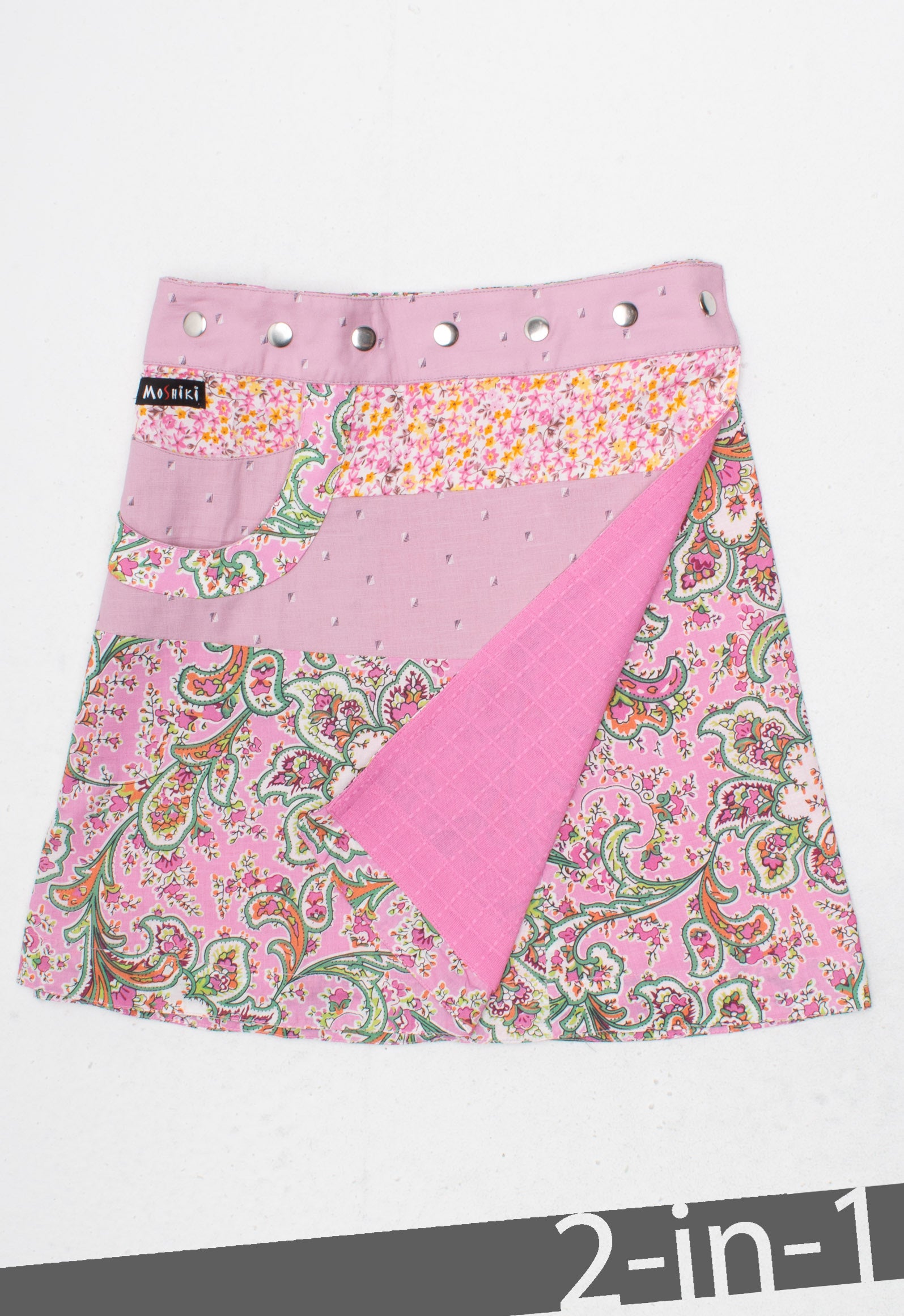 moshiki-hot-cookie-60-wickelrock-45-cm-baumwolle-wendbar image 1