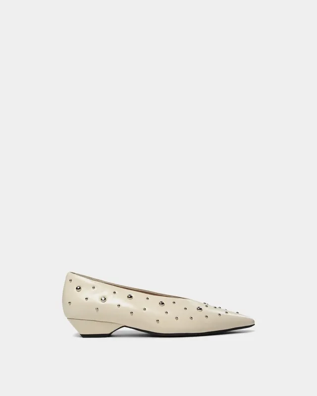 sofie-schnoor-royasw-ballerina-leder-off-white-nieten image 1