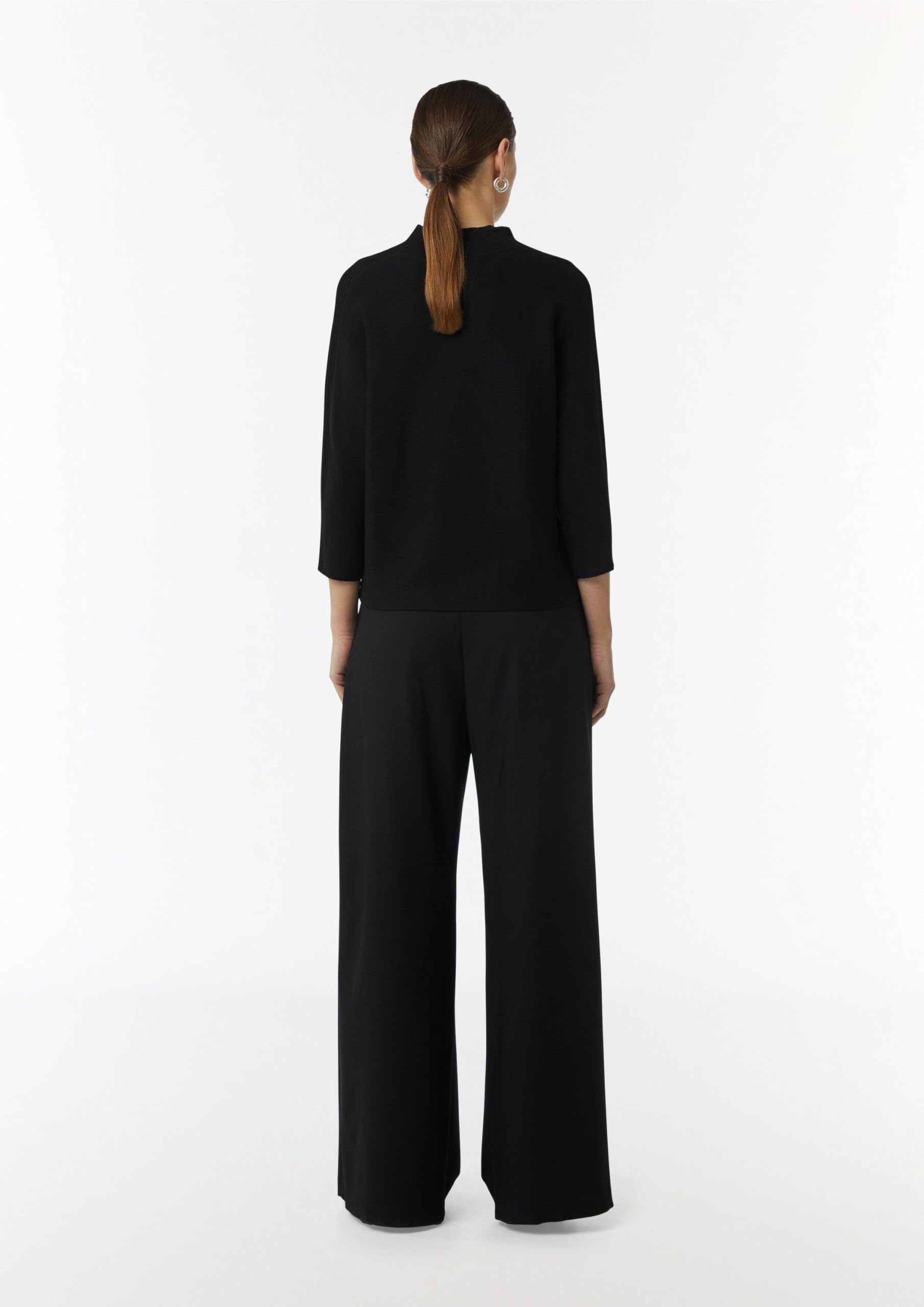 comma-feinstrickpullover-schwarz-stehkragen-gr-40 image 7
