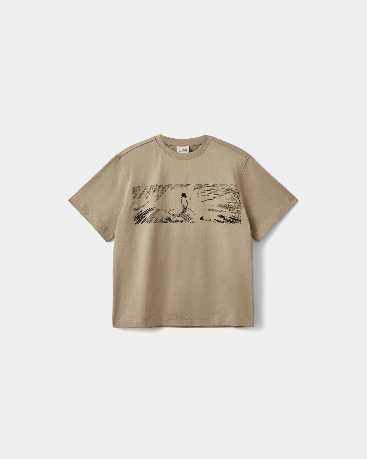sofie-schnoor-young-verinasy-t-shirt-sand-moomin-print image 1