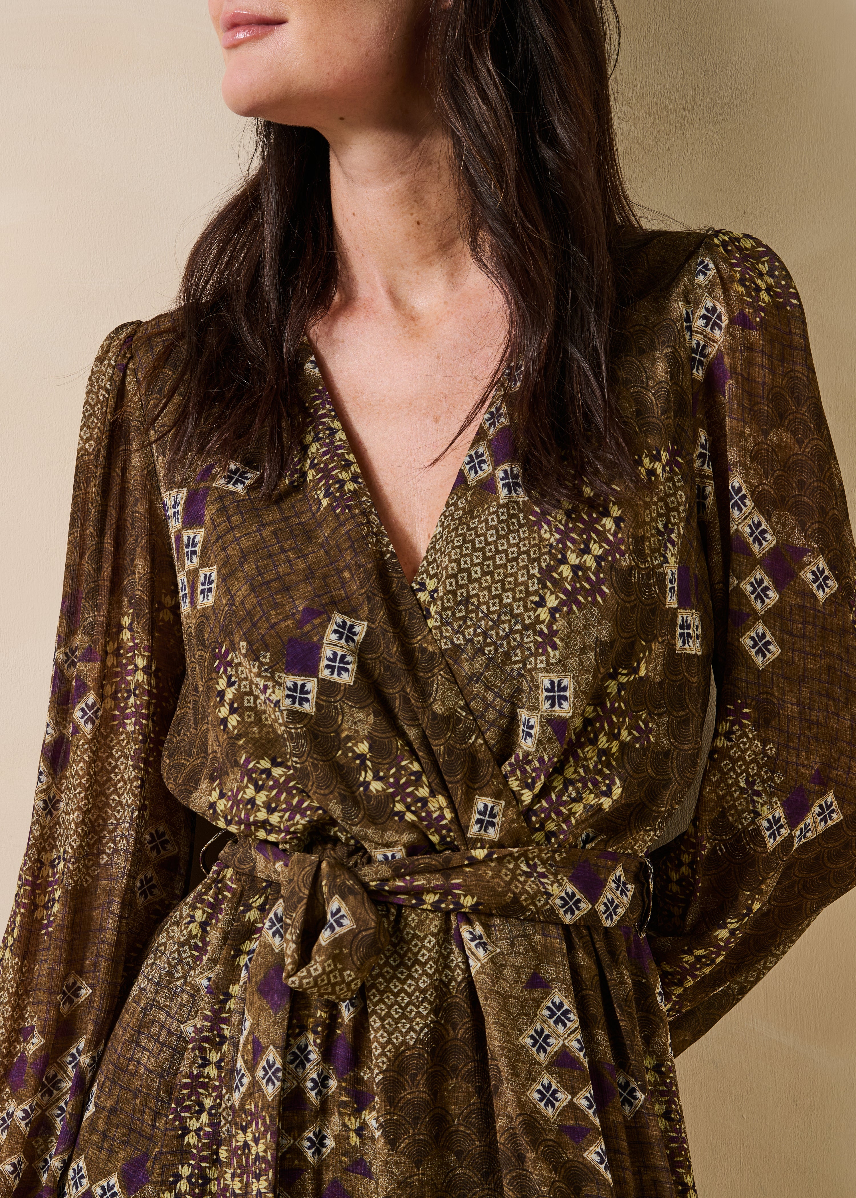 la-f-e-marabout-e-robes-reola-kleid-gr-n-ethno-print image 5