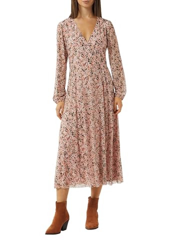 comma-dresses-midi-wickelkleid-mesh-print-gr-e-40 image 7