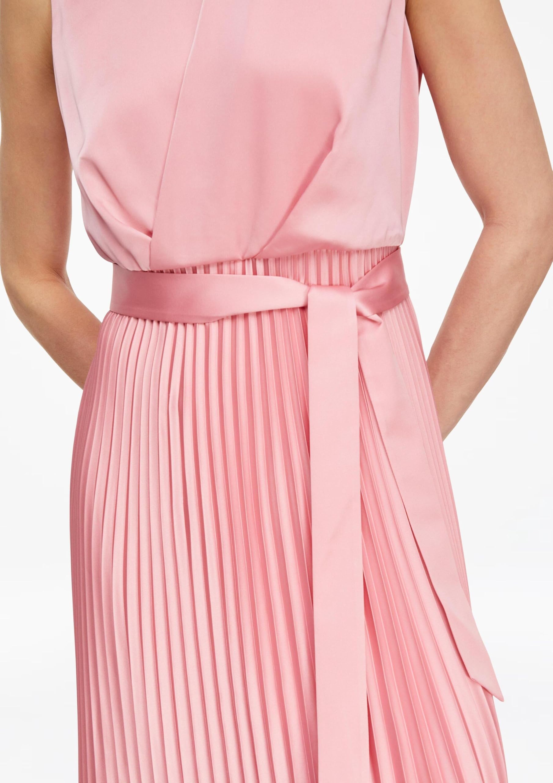 comma-dresses-satinkleid-pliss-e-rock-gr-38-rmellos image 4
