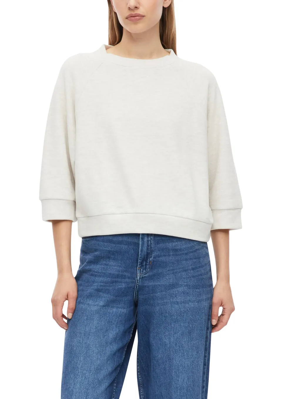 comma-sweatshirt-3-4-arm-damen-sweater-uni image 1
