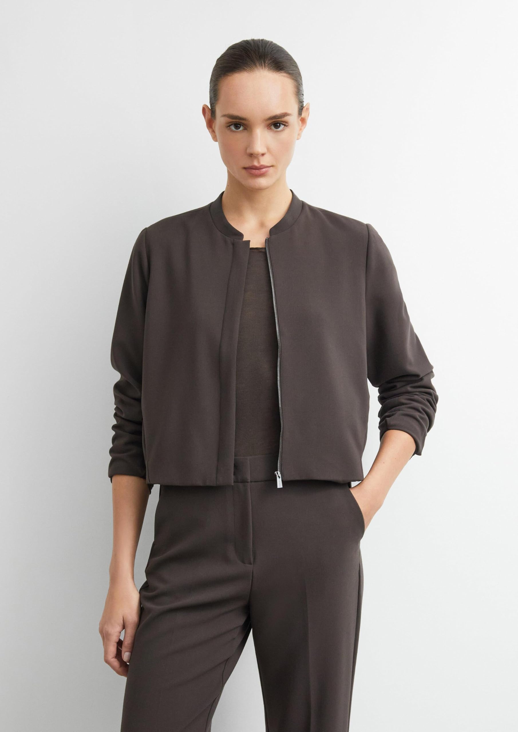 comma-indoor-jacke-boxy-fit-stehkragen-gr-44 image 3