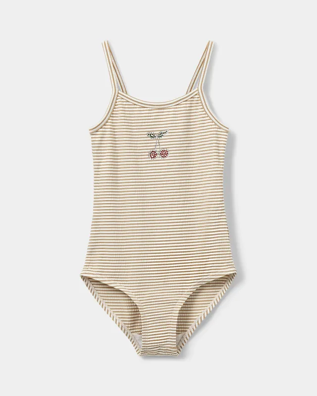 sofie-schnoor-kids-pollykb-badeanzug-warm-stone-kirschen image 1