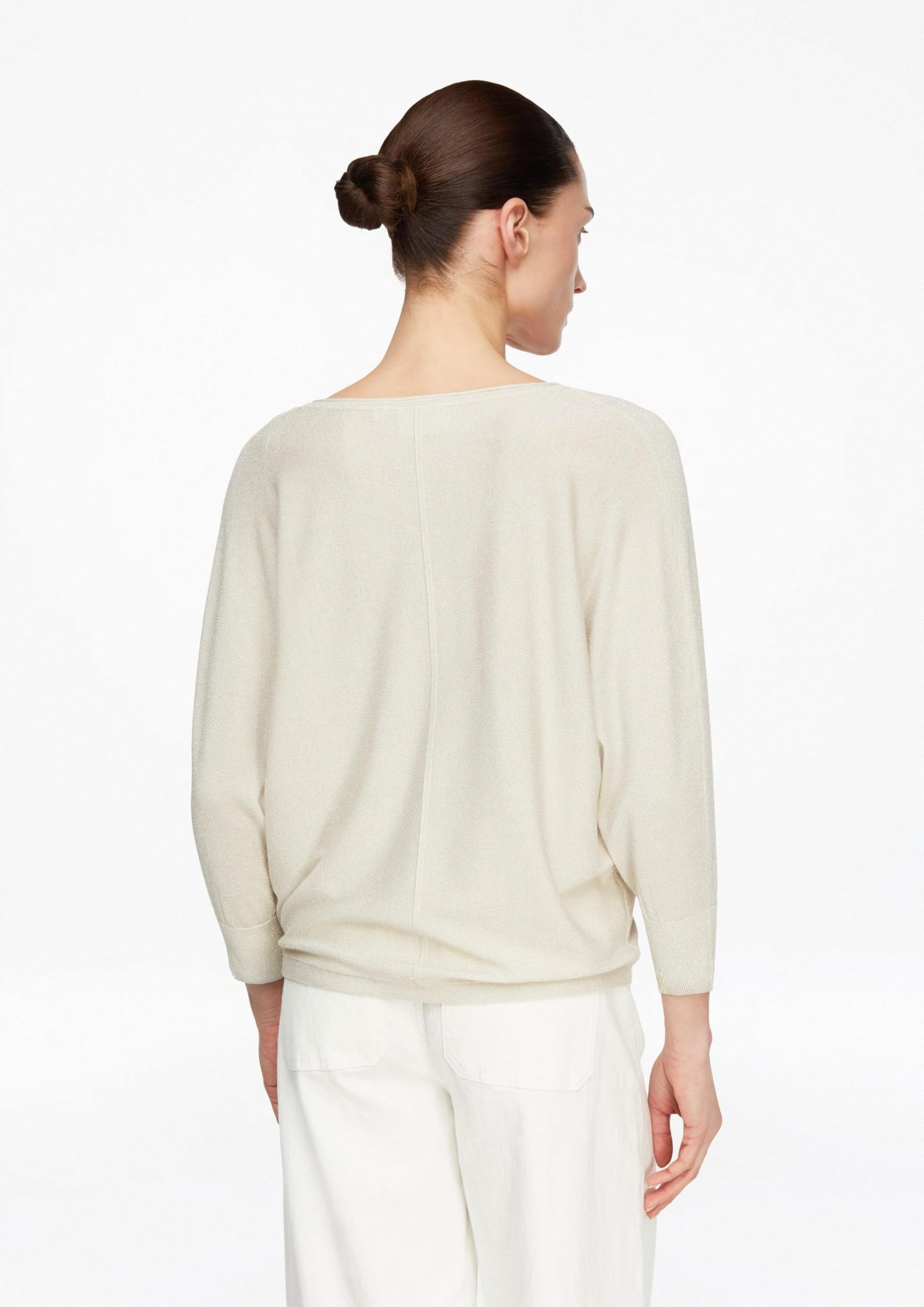 comma-knitwear-strickpullover-oversize-glitzer-gr-l-creme image 7