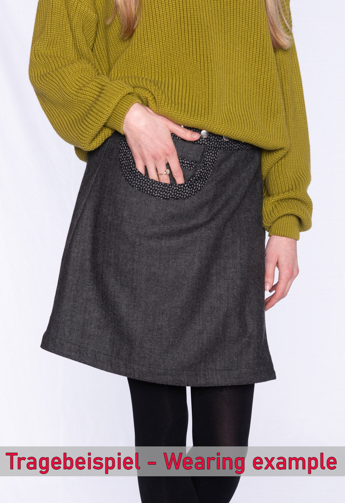 moshiki-hot-cookie-53-wickelrock-50cm-tweed-damen image 2