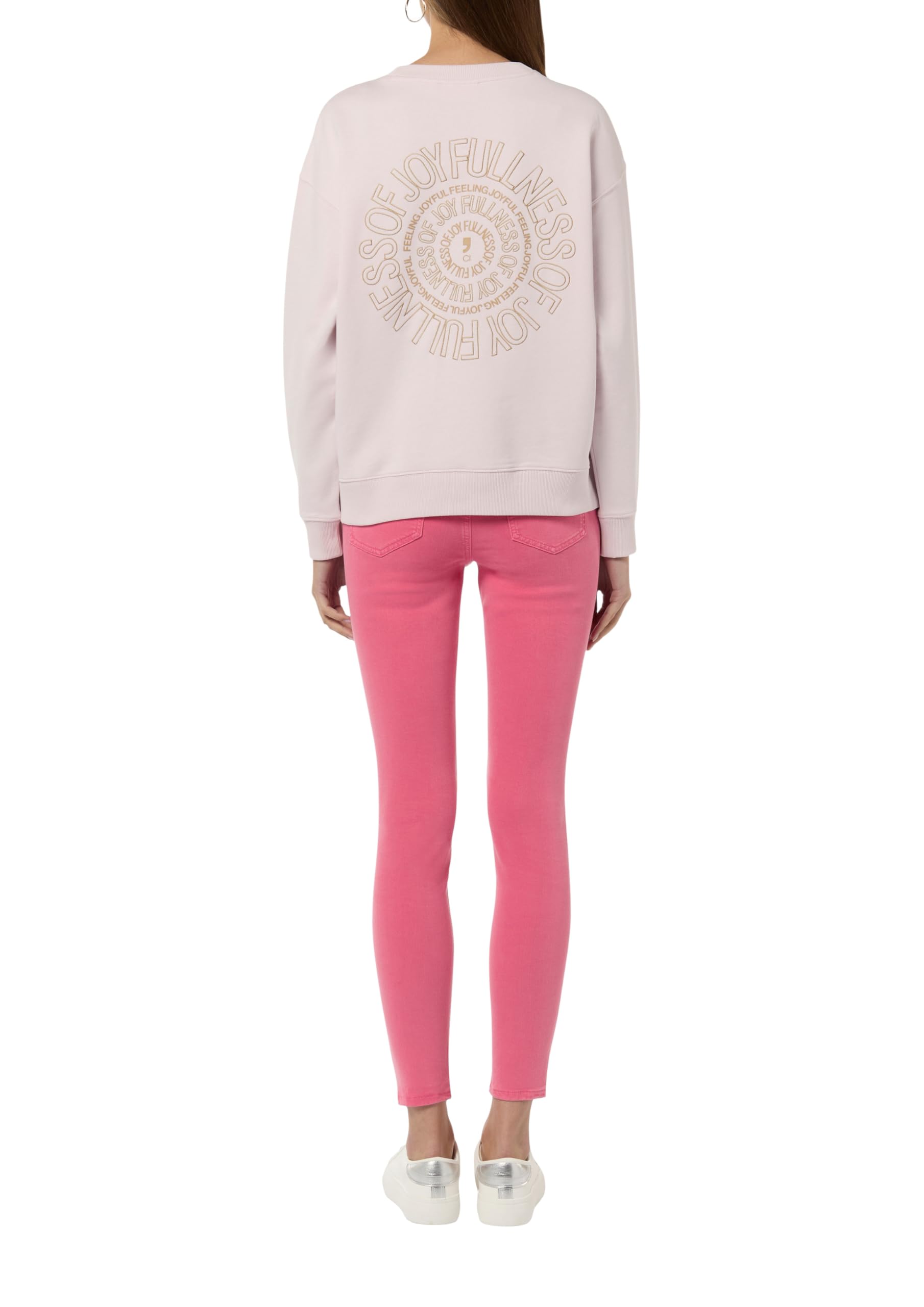 comma-sweatshirt-mit-r-ckenstickerei-pullover image 2