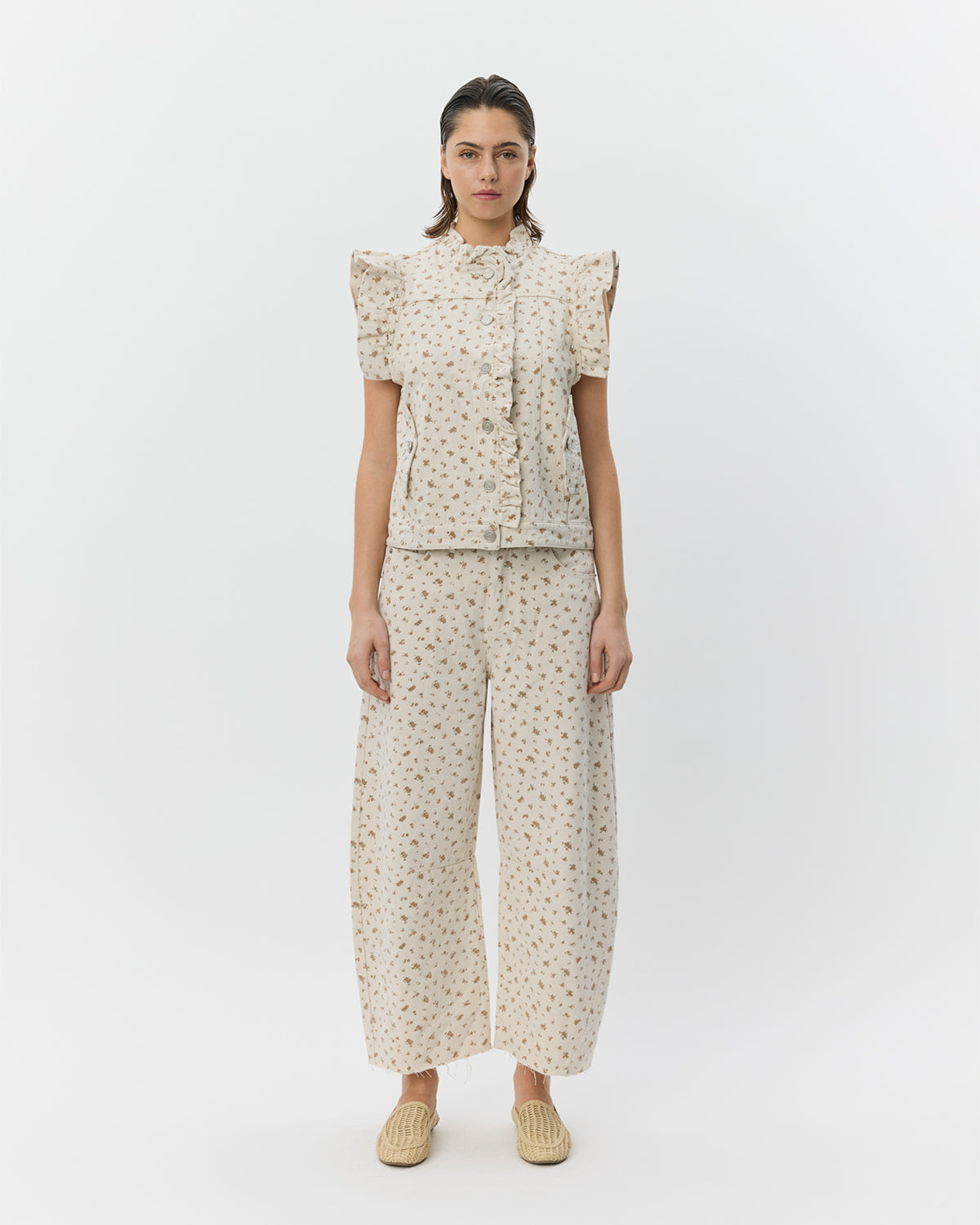 sofie-schnoor-women-farahsw-weste-rose-flower-baumwolle image 2
