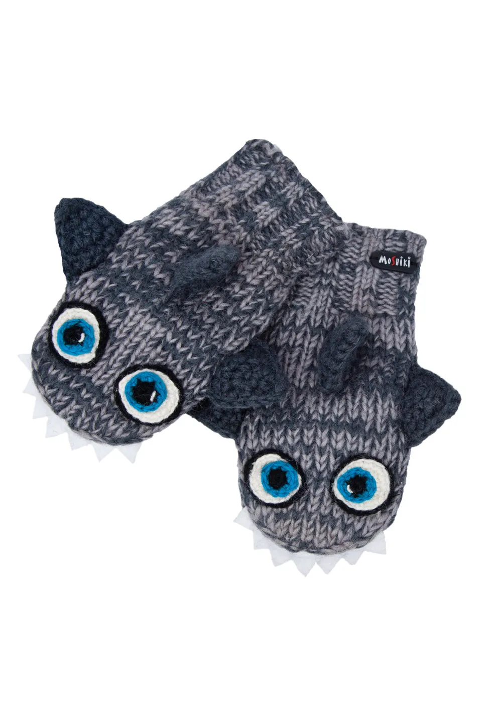 moshiki-candy-sharky-f-ustlinge-wolle-grau-kinder image 1