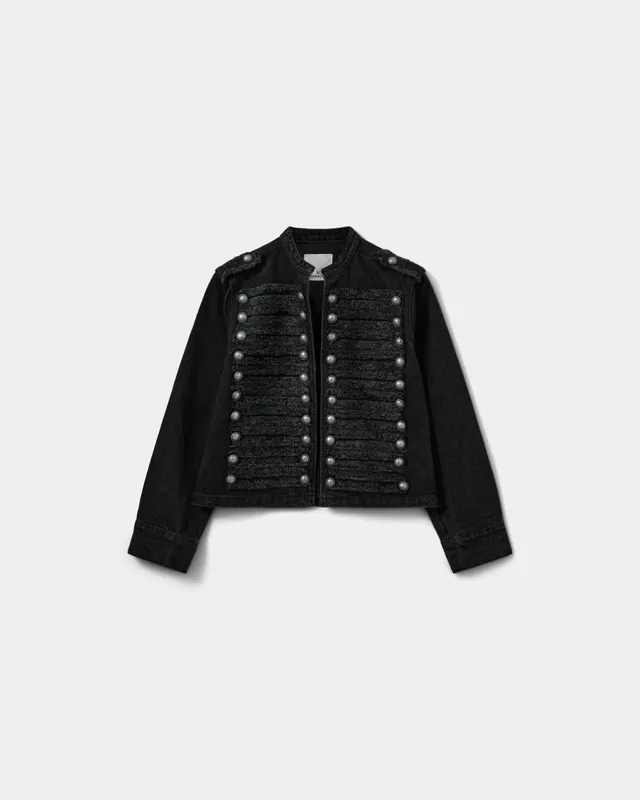 sofie-schnoor-women-valettesw-denim-husaren-jacke-washed-black image 1