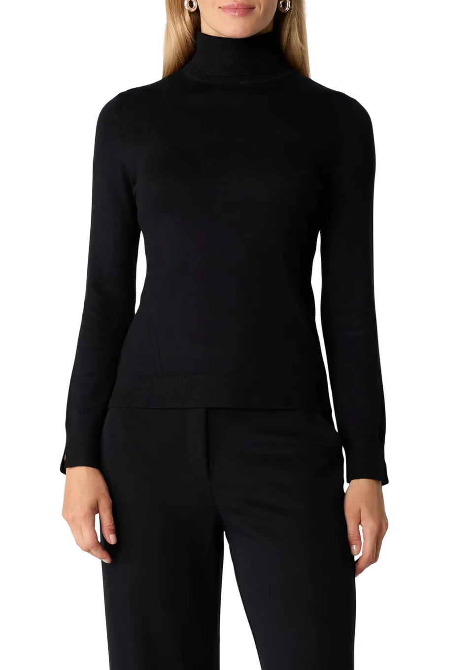 comma-rollkragenpullover-mit-rmelschlitzen-pullover-slim-fit image 1