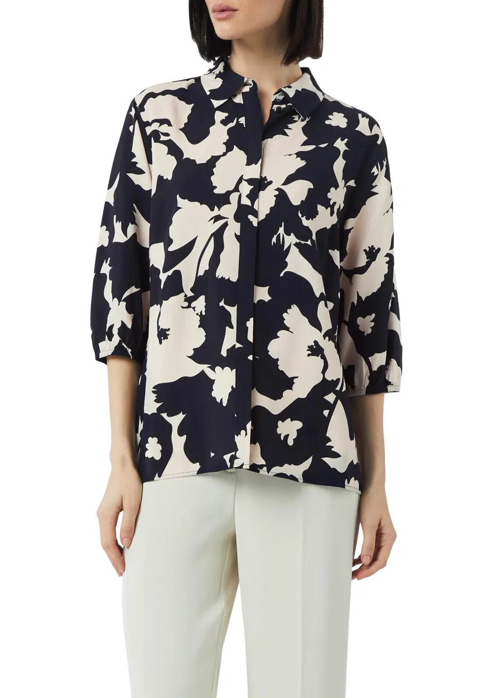 comma-bluse-2163901-3-4-arm-damen-gr-38 image 1