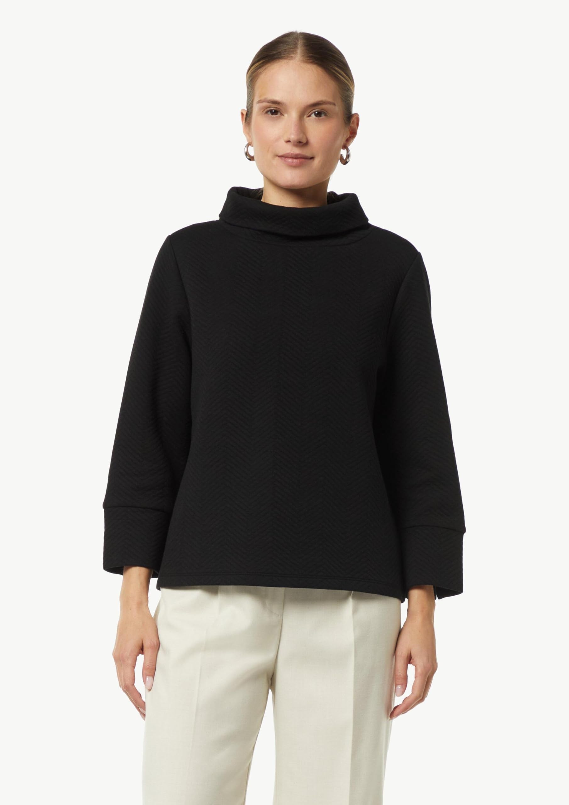comma-sweatshirt-rollkragen-strukturmuster image 7