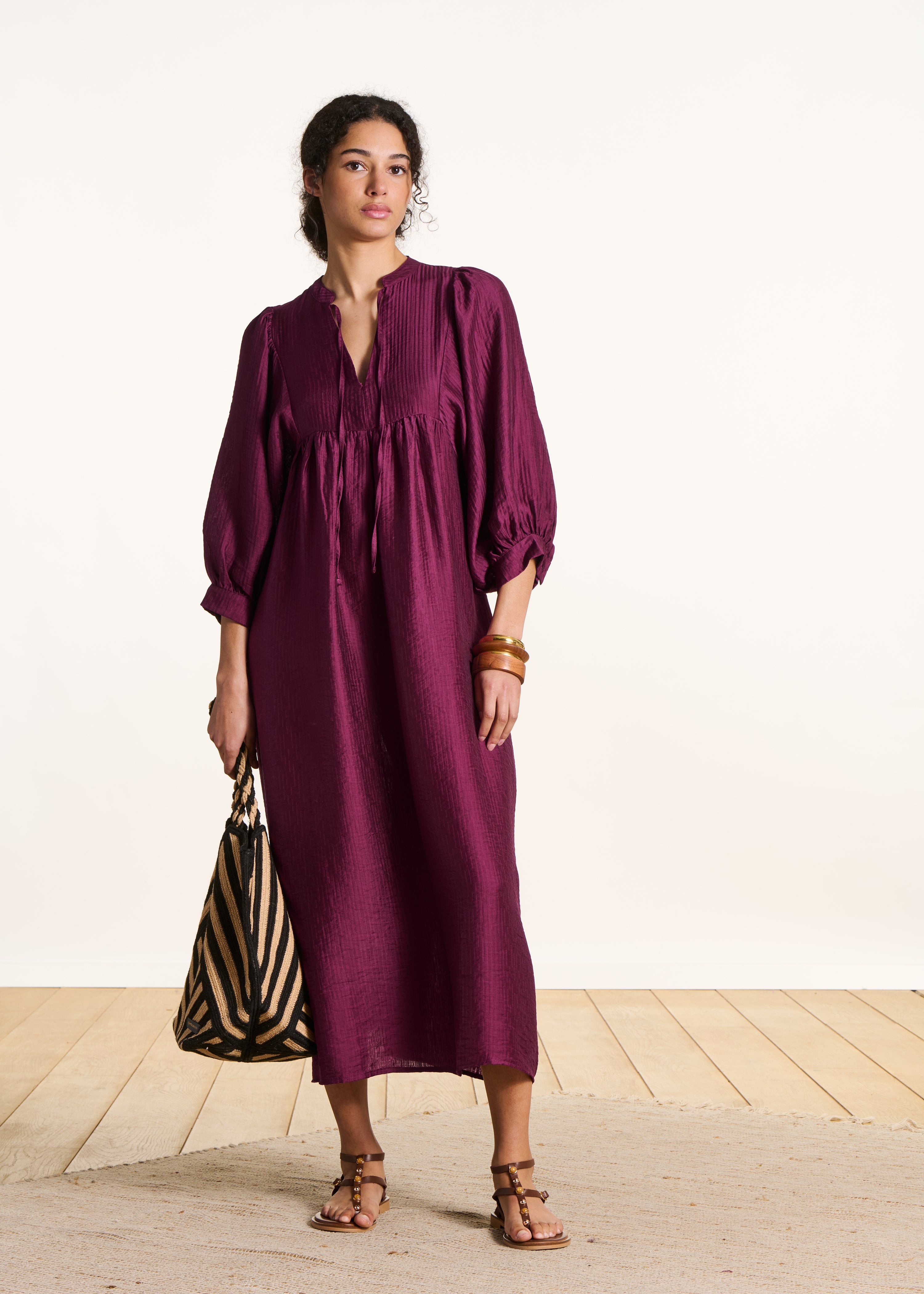 la-f-e-marabout-e-demba-maxikleid-damen-violett-lang image 1