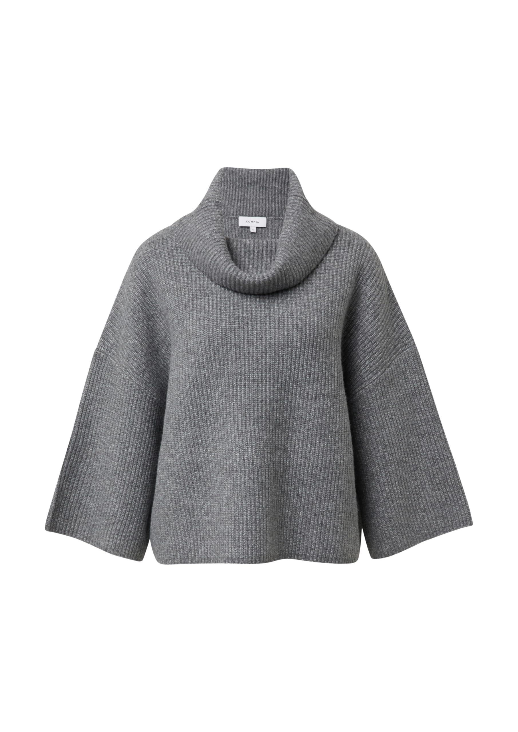 comma-2172911-poncho-schiefergrau-mit-rollkragen image 8