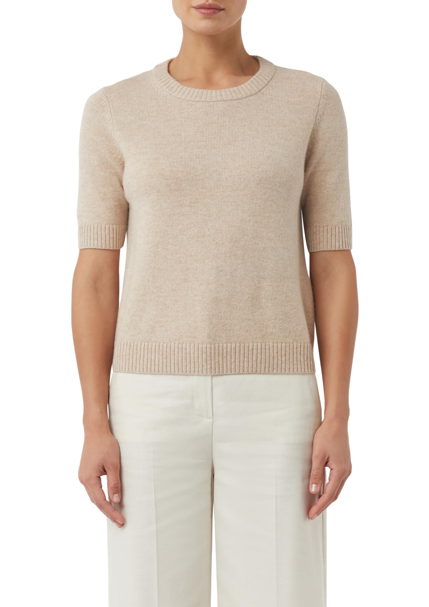 comma-knitwear-strickpullover-kurzarm-gr-44-grau image 1