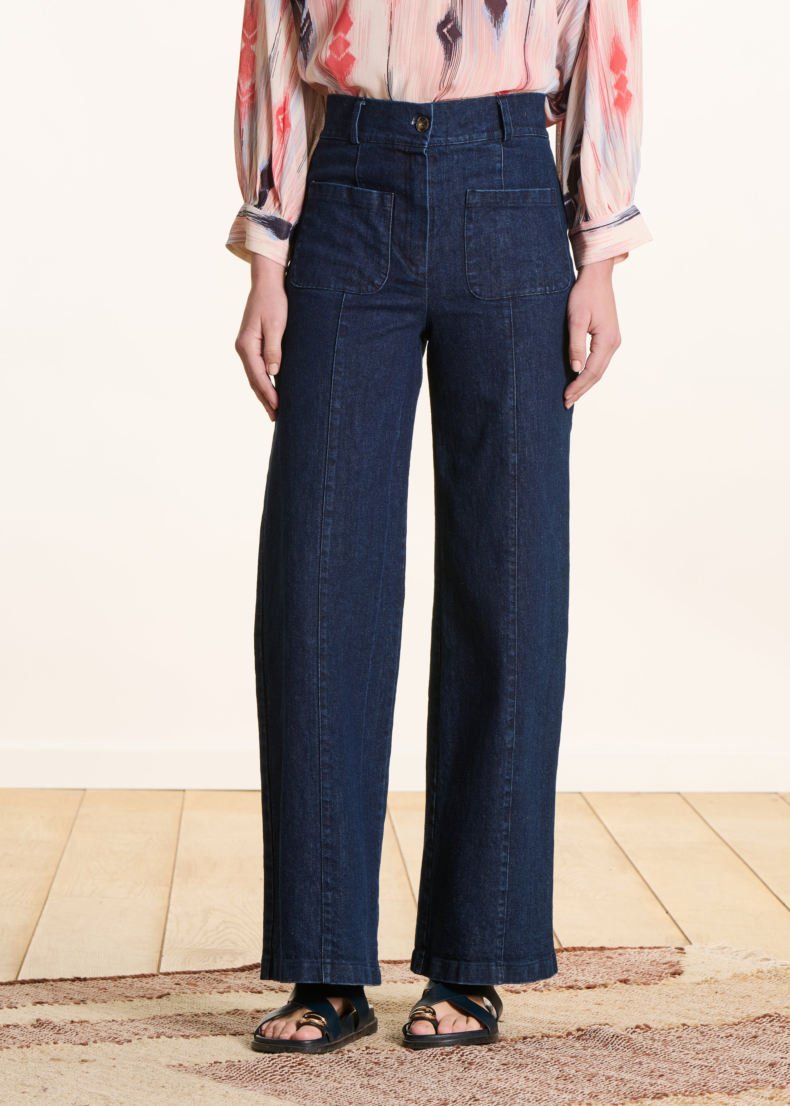 la-f-e-marabout-e-sean-jeans-brut-wide-leg-high-waist image 2