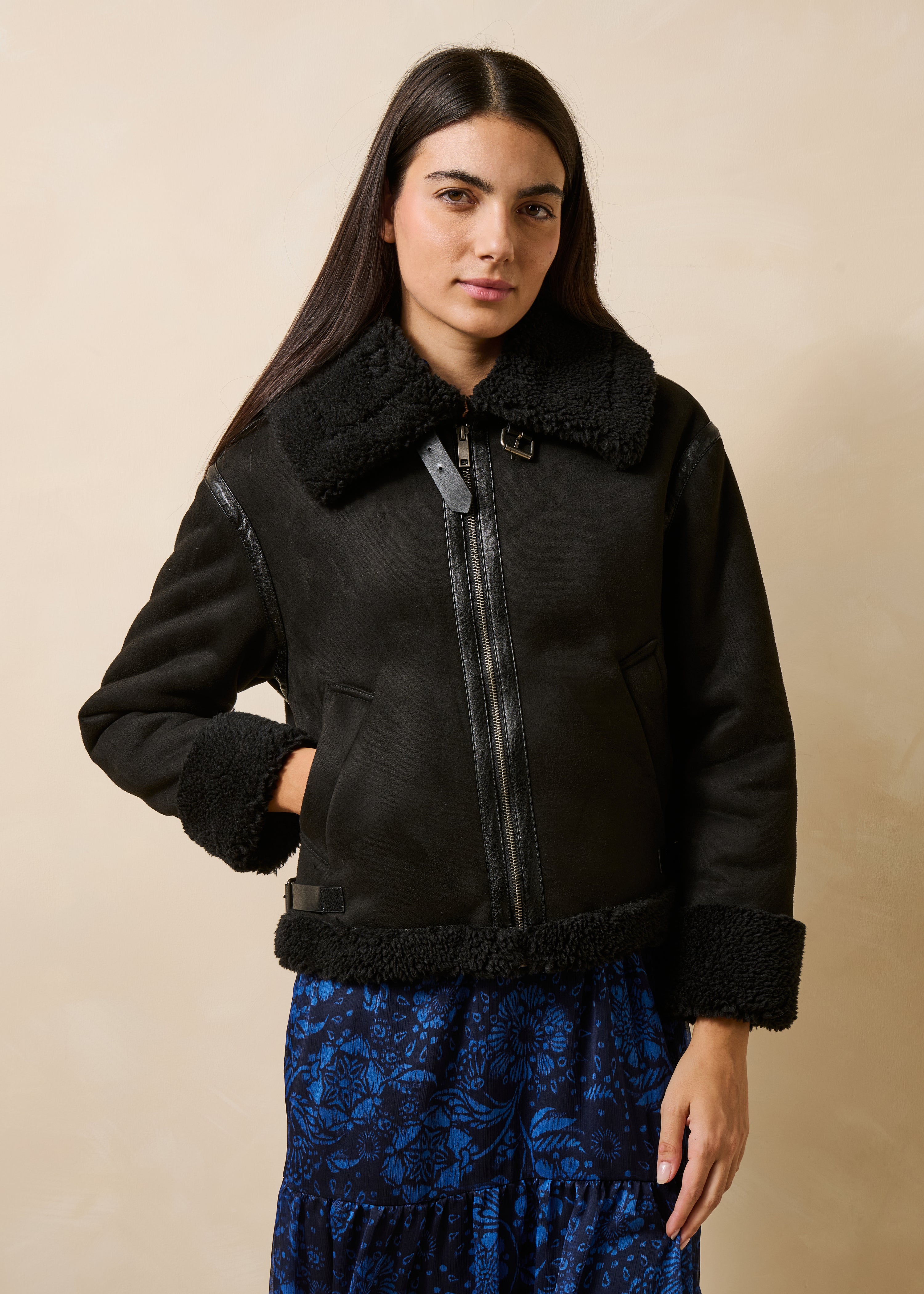 la-f-e-marabout-e-zahir-blouson-schwarz-gef-ttert-34-46 image 1