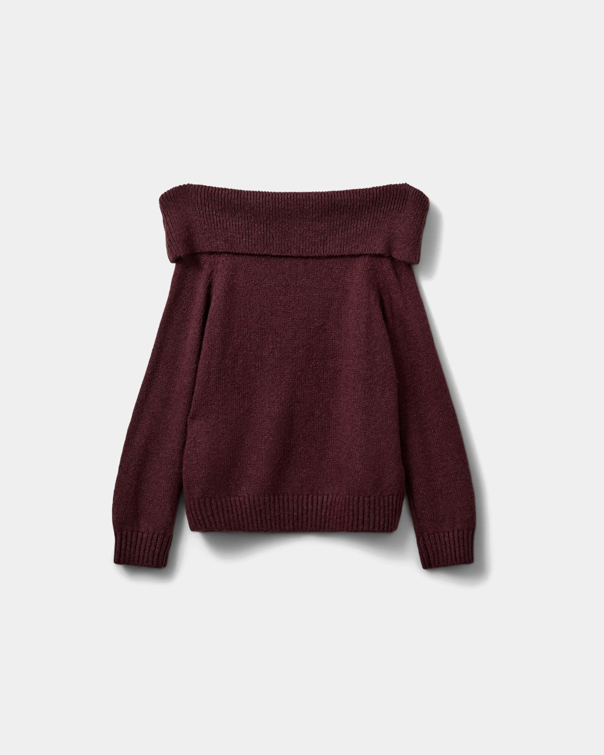 sofie-schnoor-young-sawasy-bluse-plum-bordeaux-strick image 1