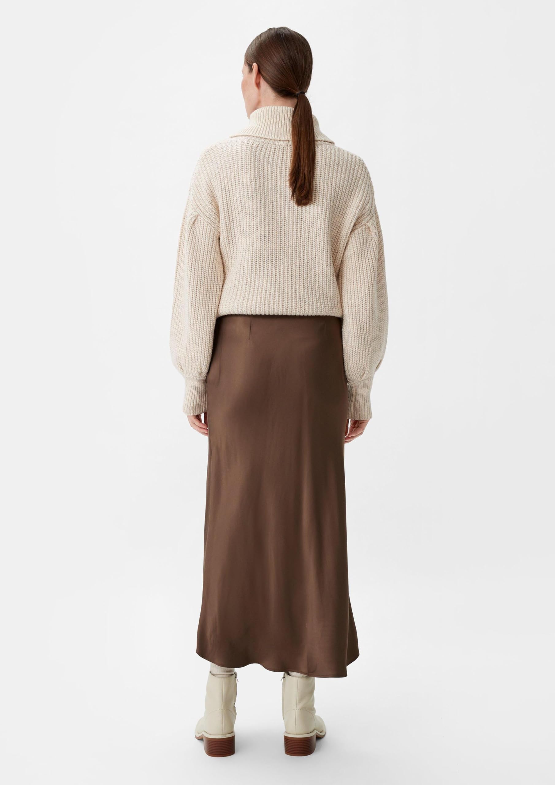 comma-satin-rock-damen-viskosestretch-elegant image 7