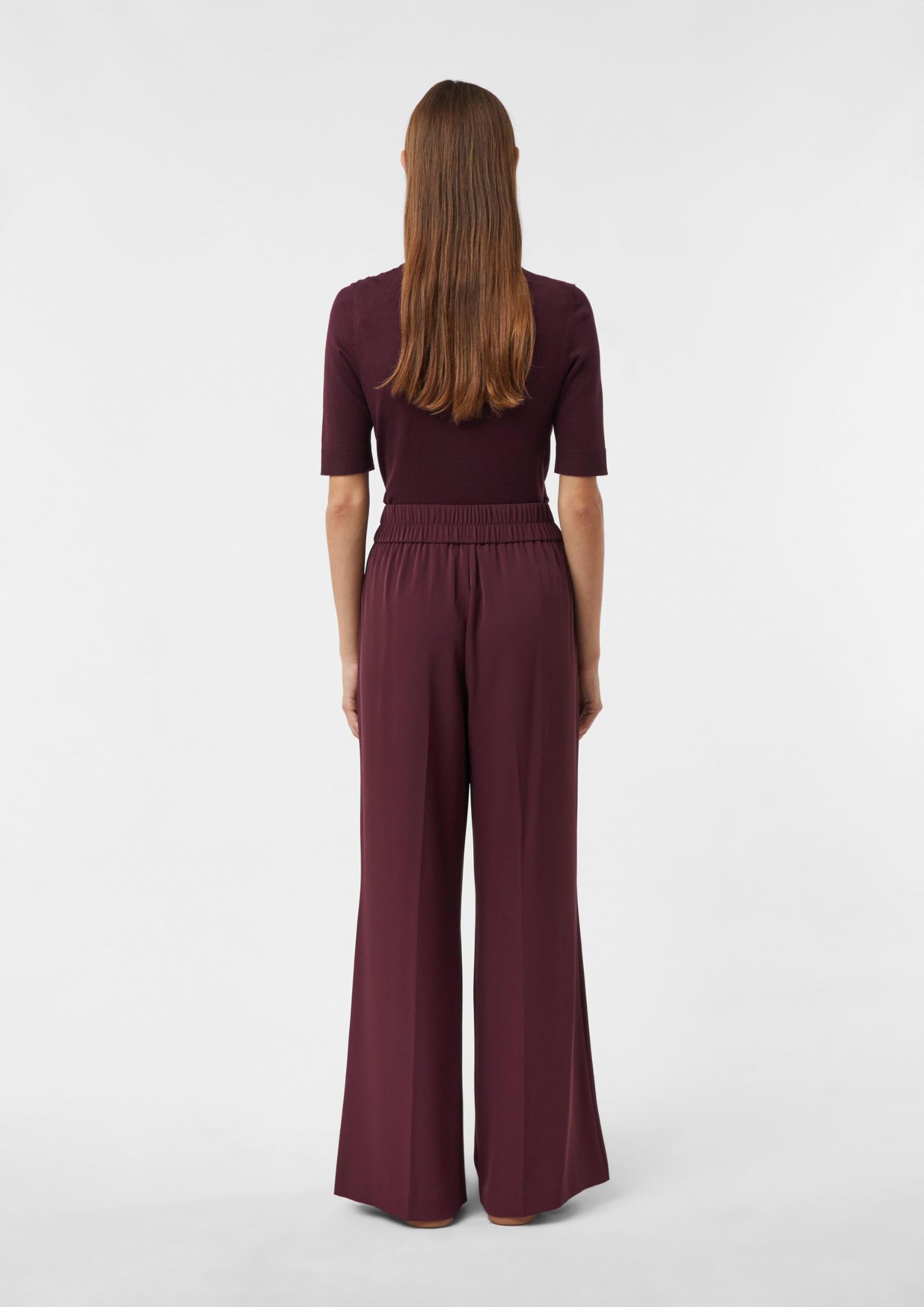 comma-trousers-klassische-marlenehose-gr-46-bordeaux image 8
