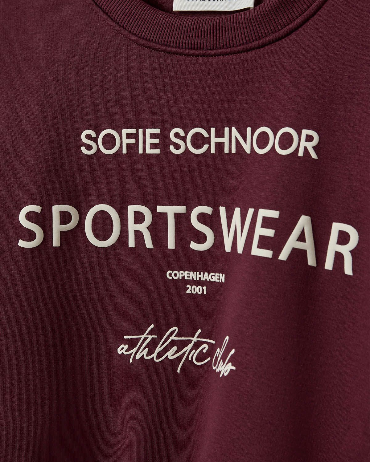sofie-schnoor-sport-luisasw-sweatshirt-burgund-baumwolle image 3