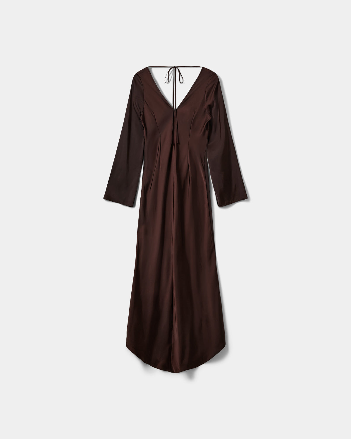 sofie-schnoor-women-malysw-v-neck-dress-dark-plum-maxi-langarm image 6