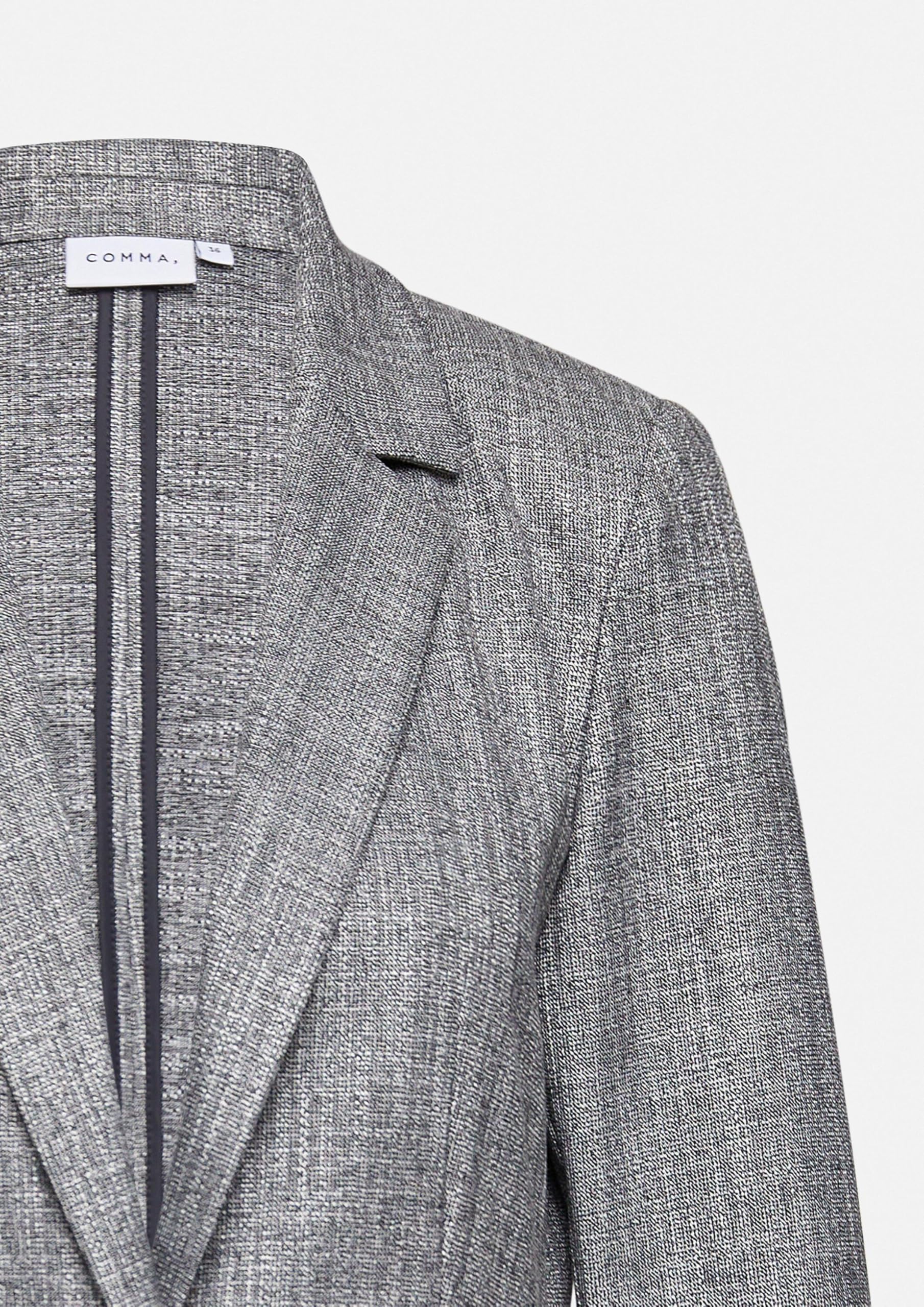comma-blazer-tailliert-salt-pepper-gr-42-blazer image 5