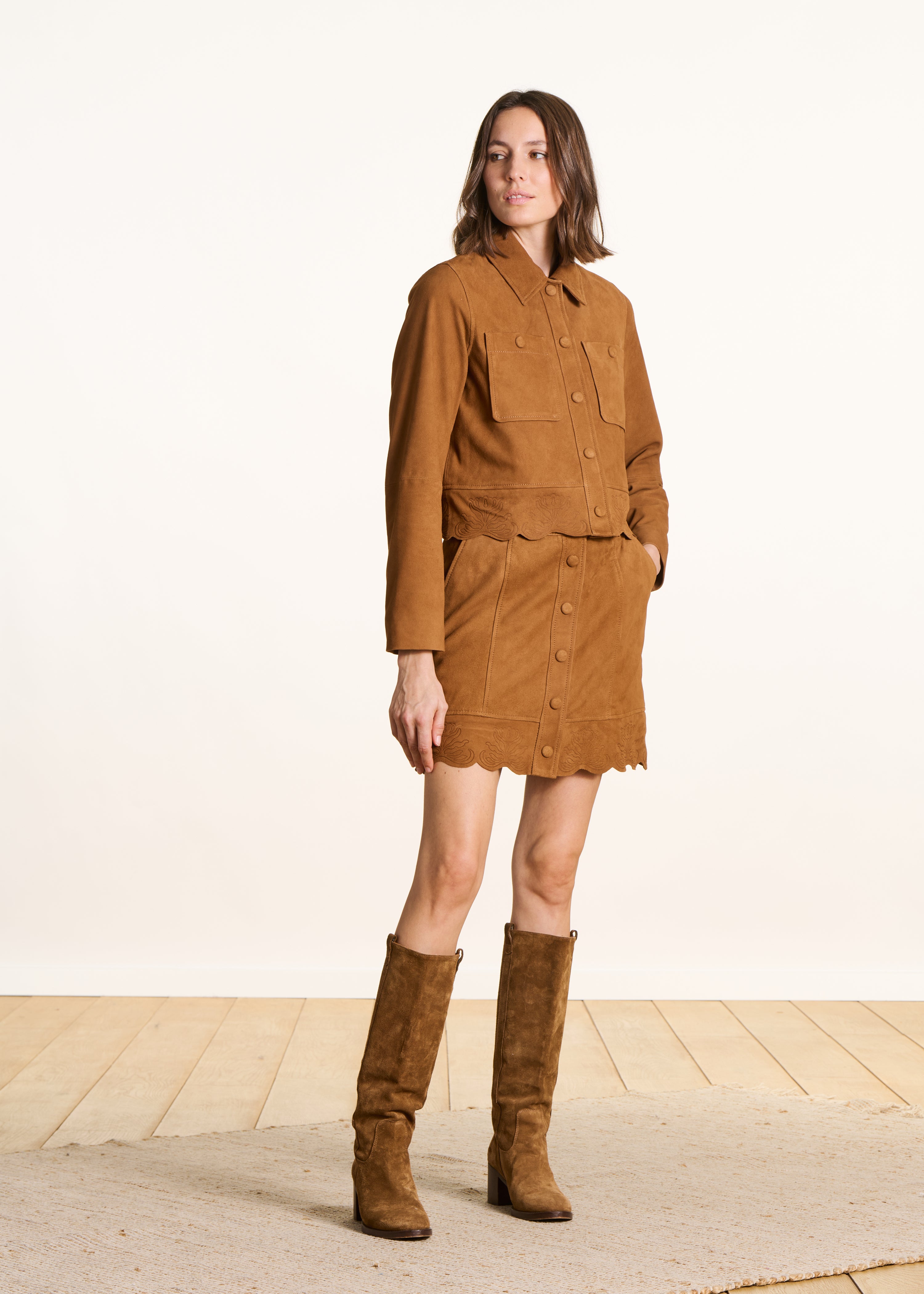la-f-e-marabout-e-blouson-camel-lammvelours-toffee image 2