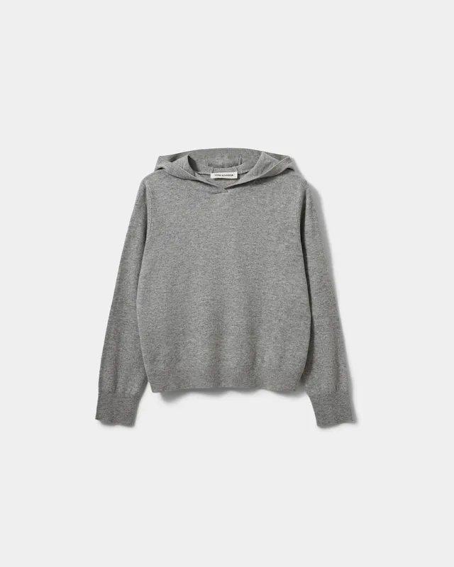 sofie-schnoor-women-cassiesw-strick-hoodie-grau-wolle image 1